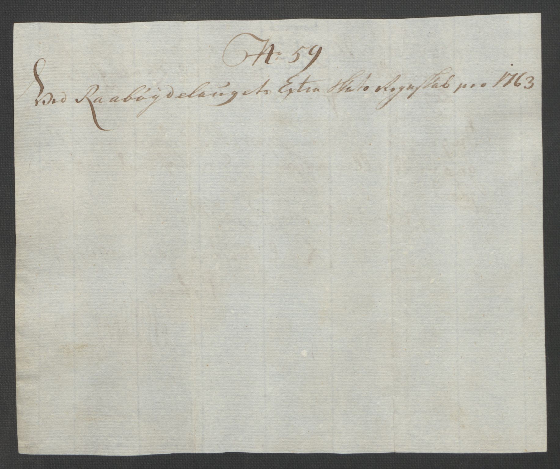 Rentekammeret inntil 1814, Reviderte regnskaper, Fogderegnskap, AV/RA-EA-4092/R40/L2517: Ekstraskatten Råbyggelag, 1762-1763, p. 418