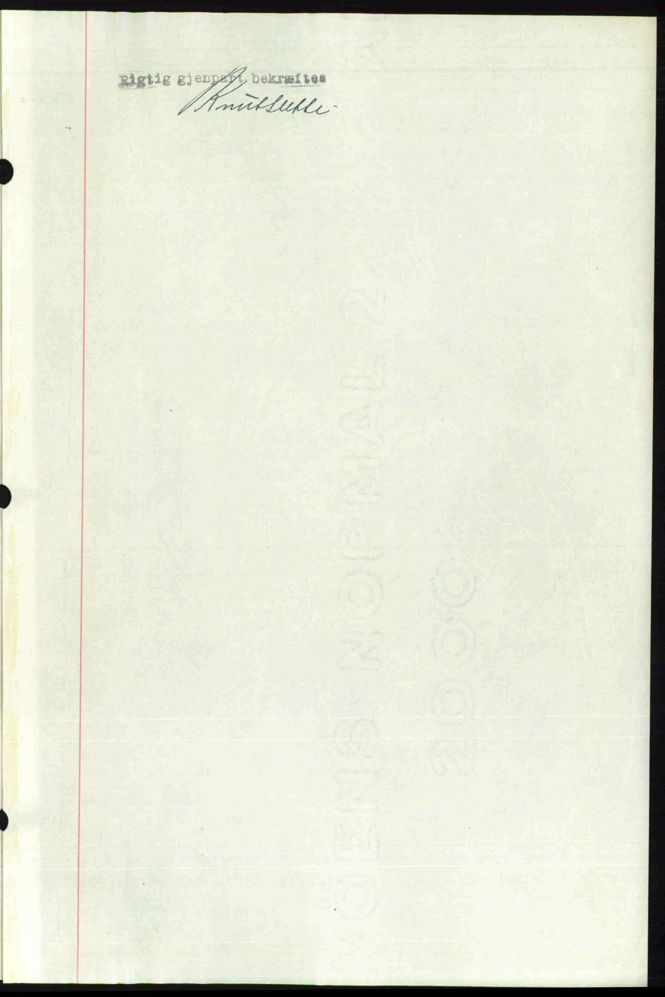 Toten tingrett, SAH/TING-006/H/Hb/Hbc/L0007: Mortgage book no. Hbc-07, 1939-1940, Diary no: : 1288/1940