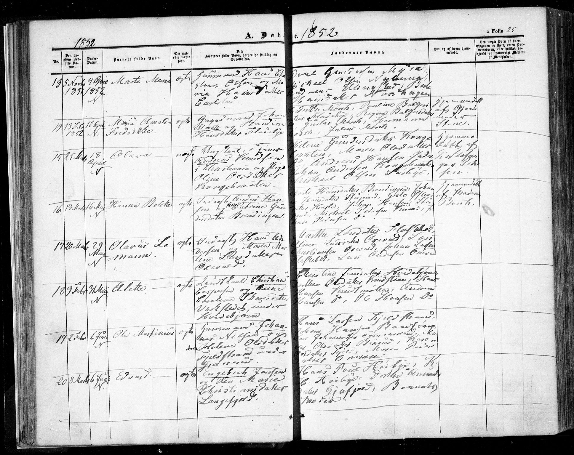 Nesodden prestekontor Kirkebøker, AV/SAO-A-10013/F/Fa/L0007: Parish register (official) no. I 7, 1848-1868, p. 25