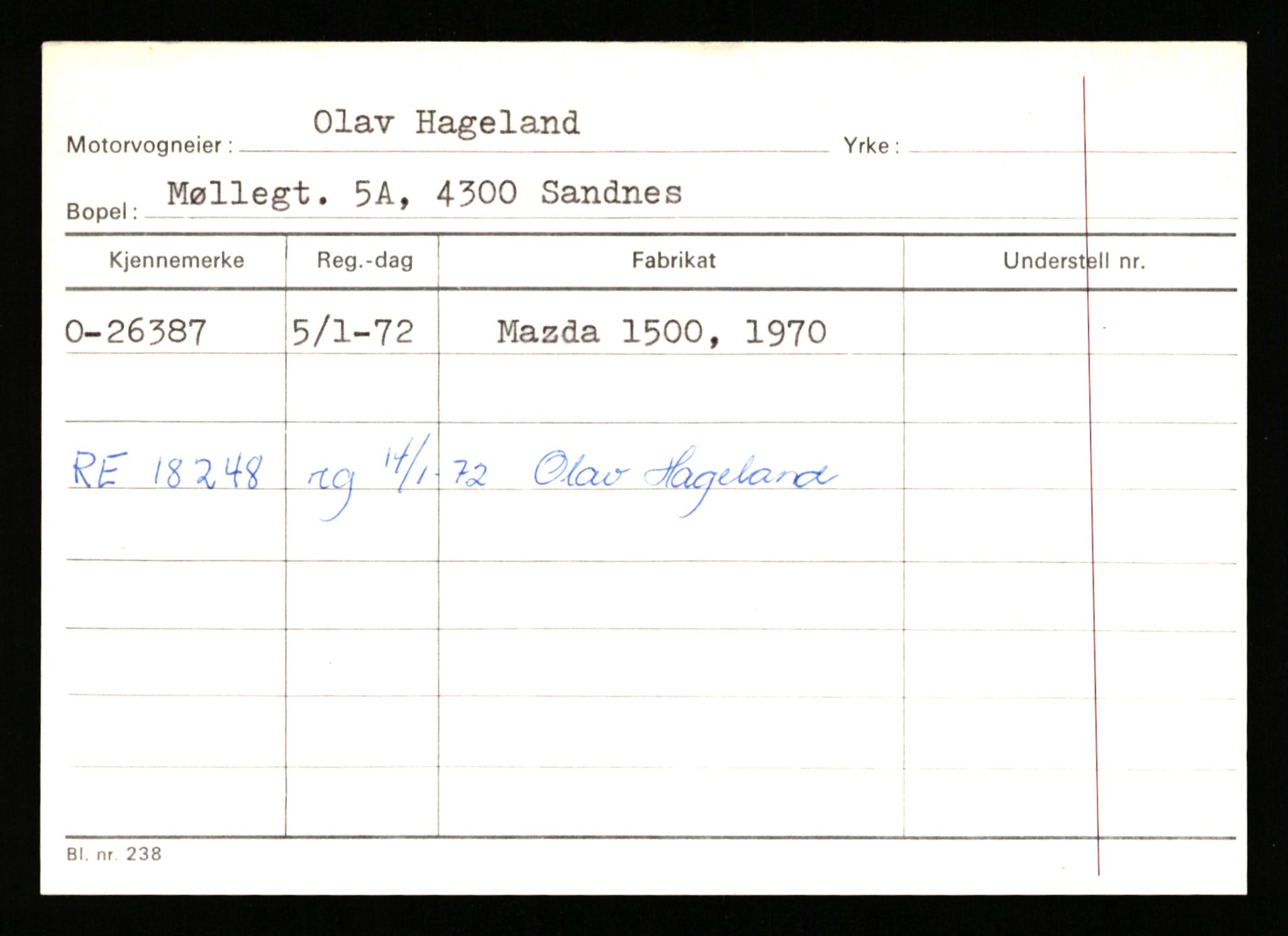 Stavanger trafikkstasjon, AV/SAST-A-101942/0/G/L0005: Registreringsnummer: 23000 - 34245, 1930-1971, p. 1153