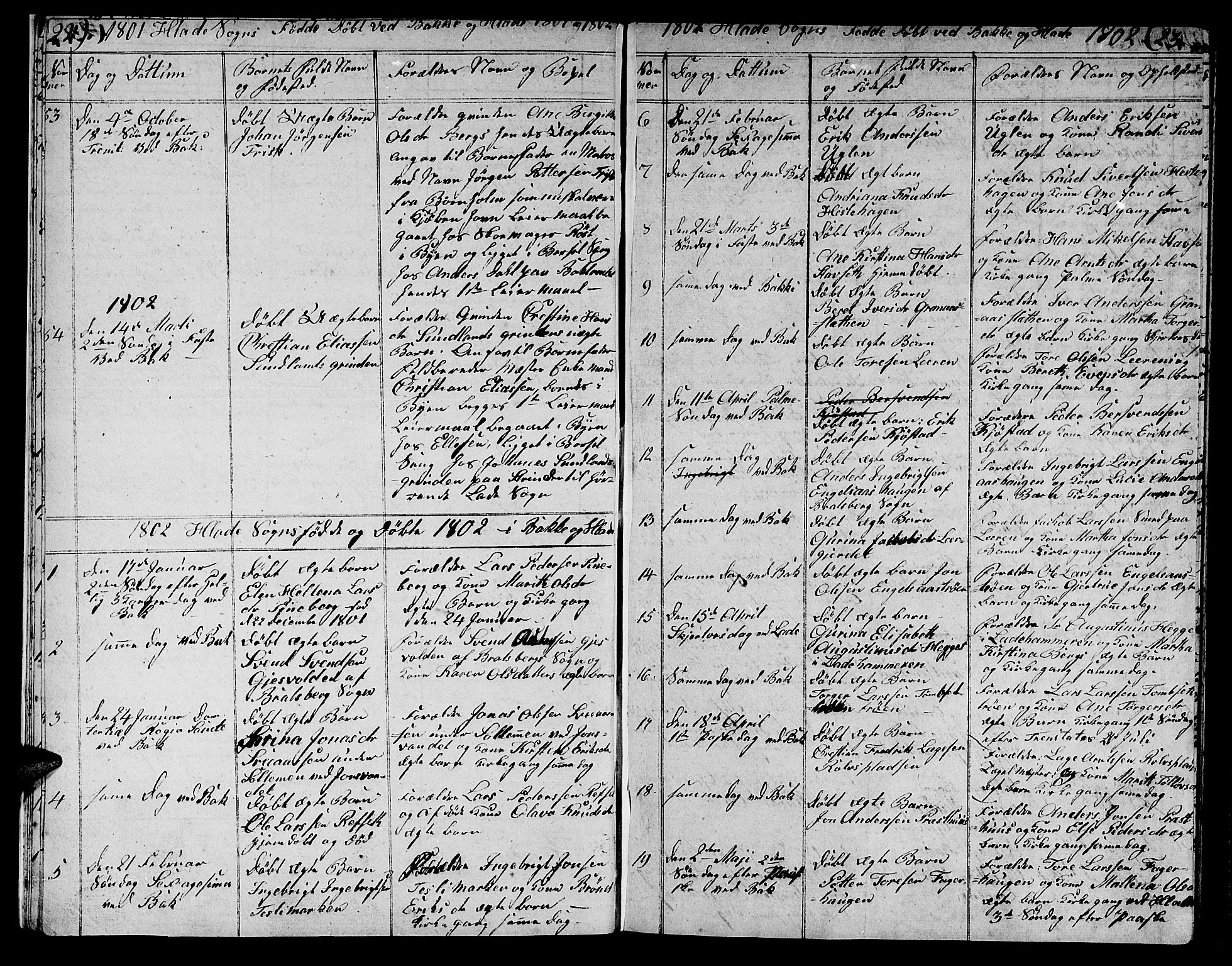 Ministerialprotokoller, klokkerbøker og fødselsregistre - Sør-Trøndelag, AV/SAT-A-1456/606/L0306: Parish register (copy) no. 606C02, 1797-1829, p. 22-23