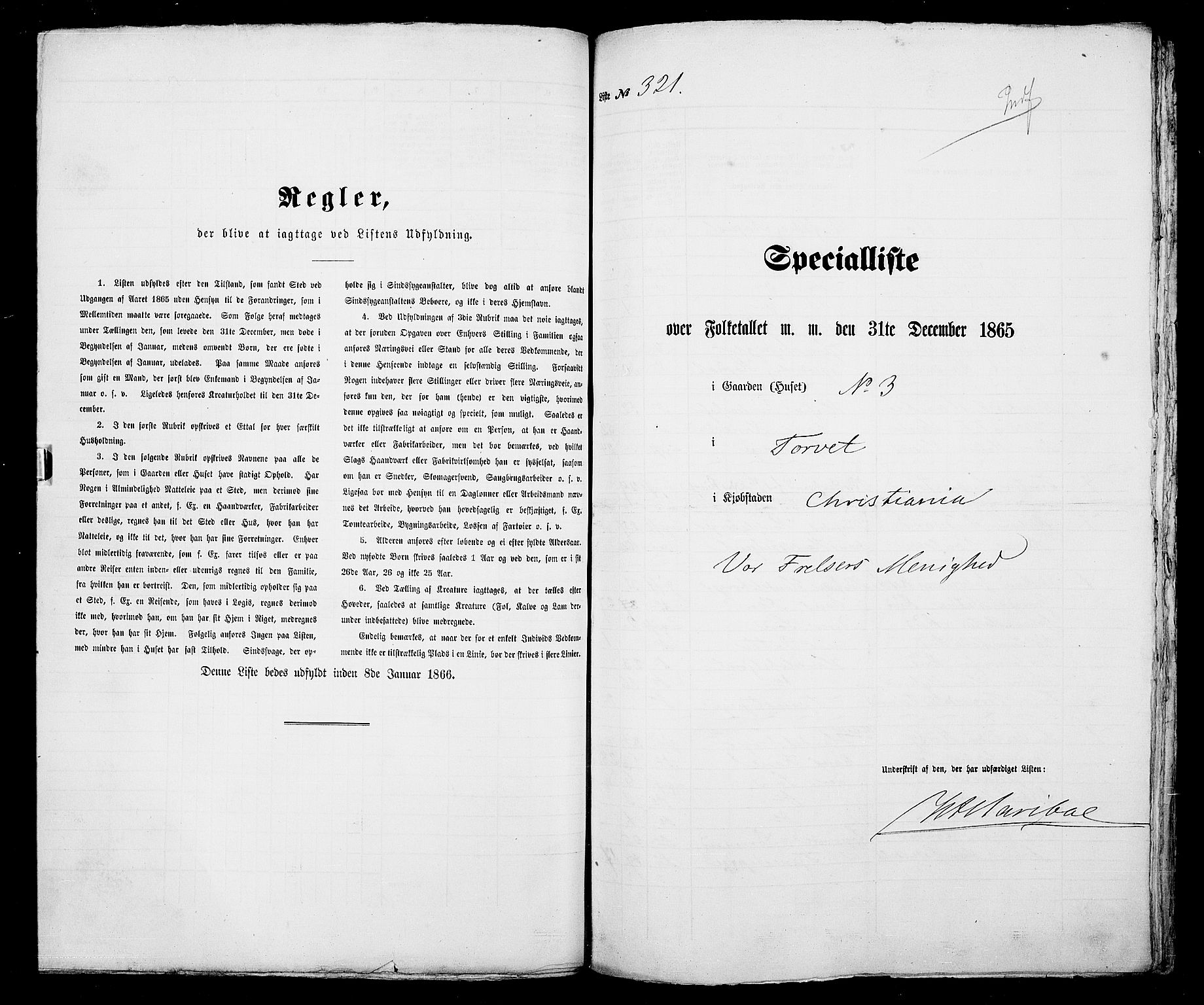 RA, 1865 census for Kristiania, 1865, p. 894