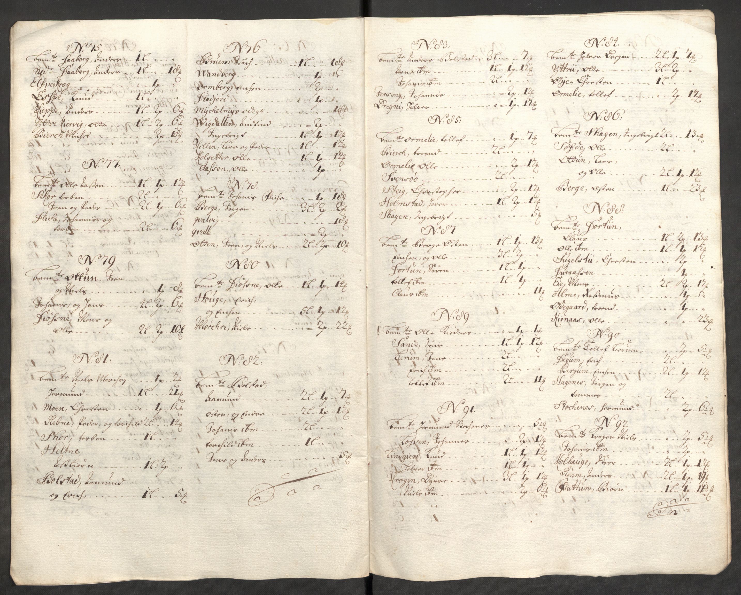 Rentekammeret inntil 1814, Reviderte regnskaper, Fogderegnskap, AV/RA-EA-4092/R52/L3314: Fogderegnskap Sogn, 1705-1707, p. 127