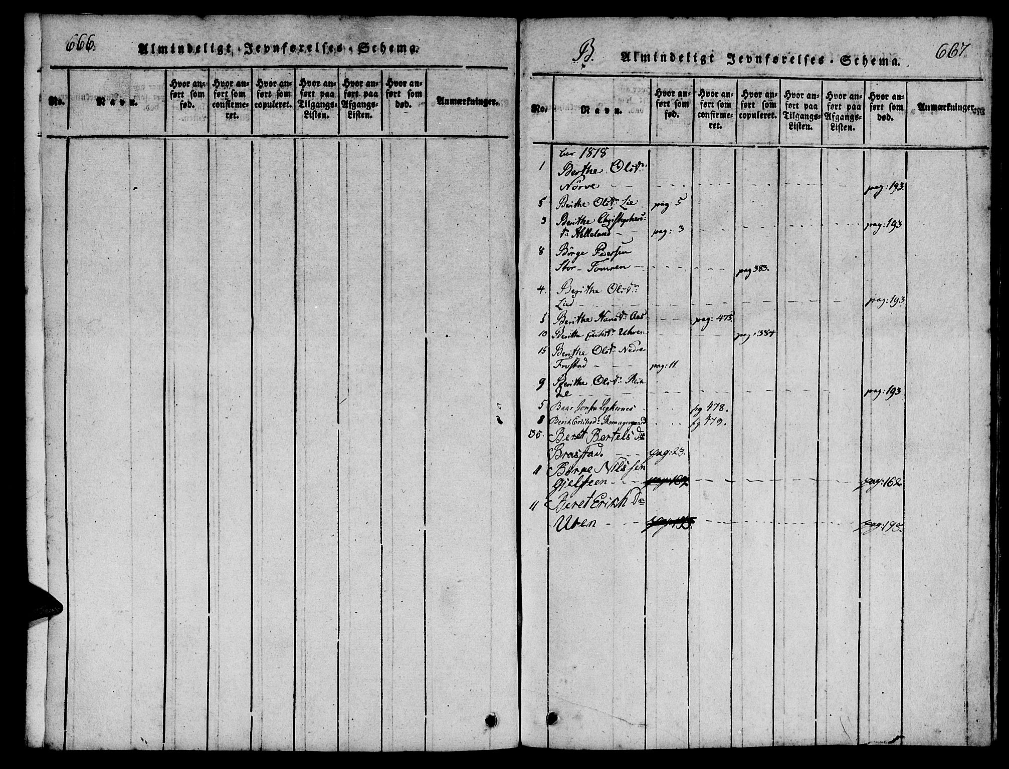 Ministerialprotokoller, klokkerbøker og fødselsregistre - Møre og Romsdal, AV/SAT-A-1454/539/L0528: Parish register (official) no. 539A01, 1818-1847, p. 667