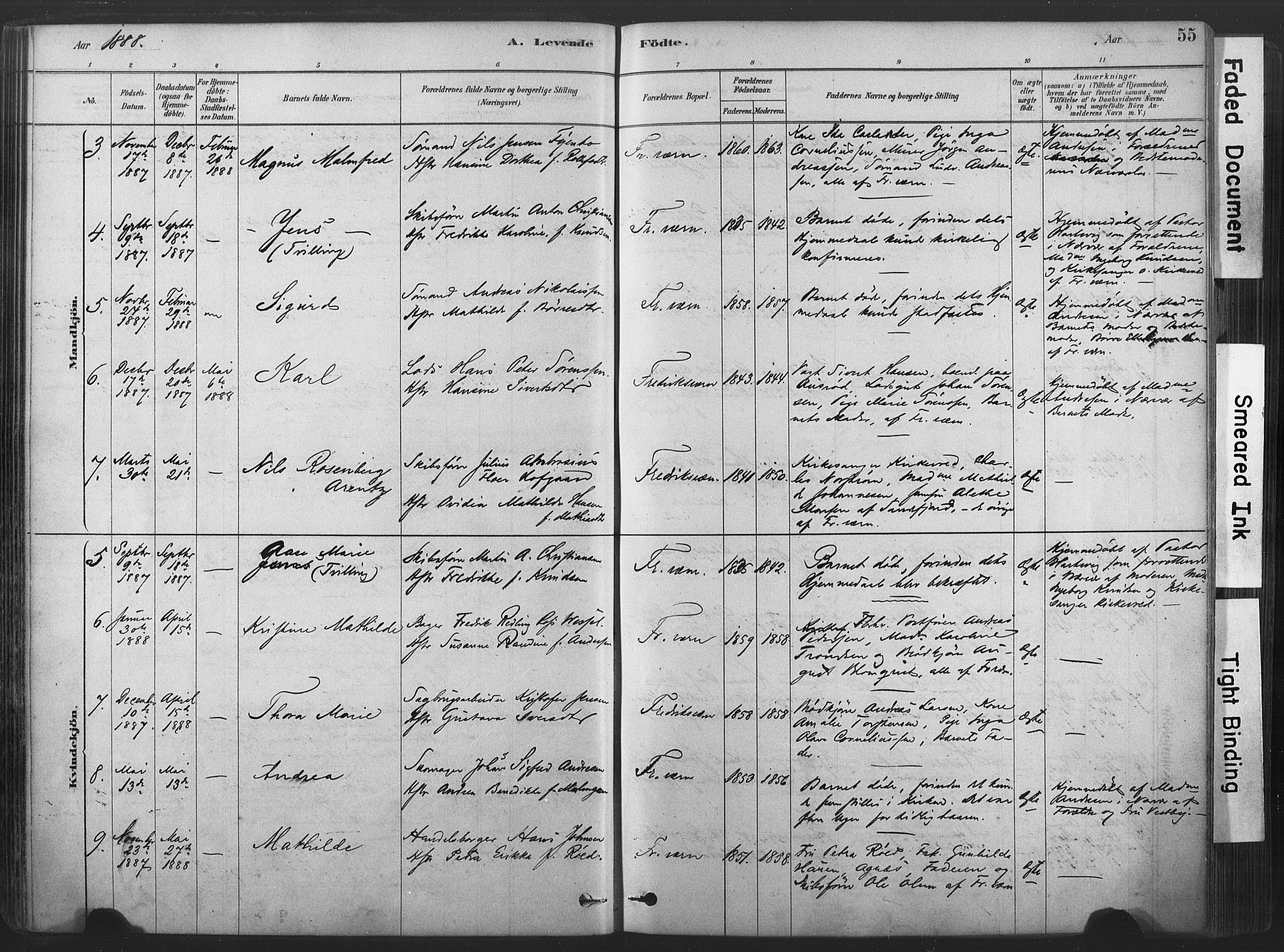 Stavern kirkebøker, AV/SAKO-A-318/F/Fa/L0008: Parish register (official) no. 8, 1878-1905, p. 55