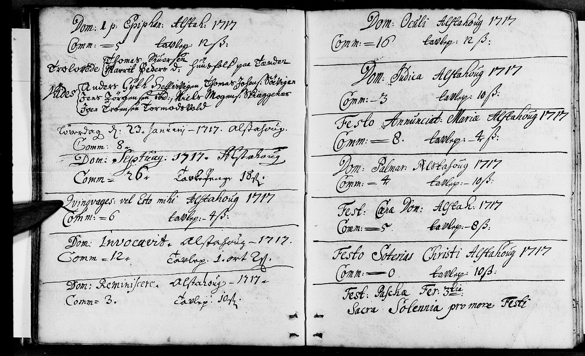 Ministerialprotokoller, klokkerbøker og fødselsregistre - Nordland, AV/SAT-A-1459/830/L0432: Parish register (official) no. 830A01, 1714-1737