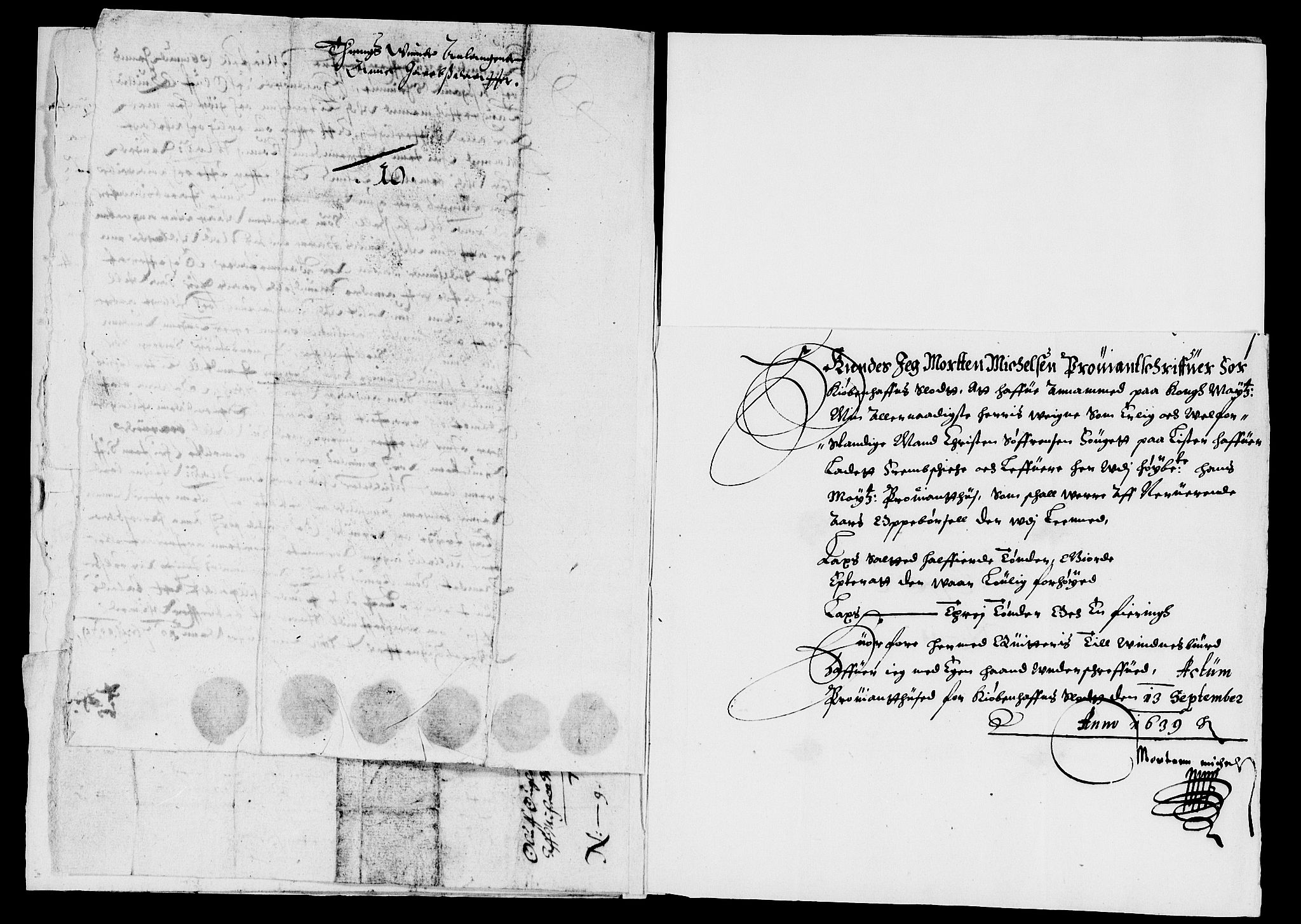 Rentekammeret inntil 1814, Reviderte regnskaper, Lensregnskaper, AV/RA-EA-5023/R/Rb/Rbr/L0012: Lista len, 1638-1640