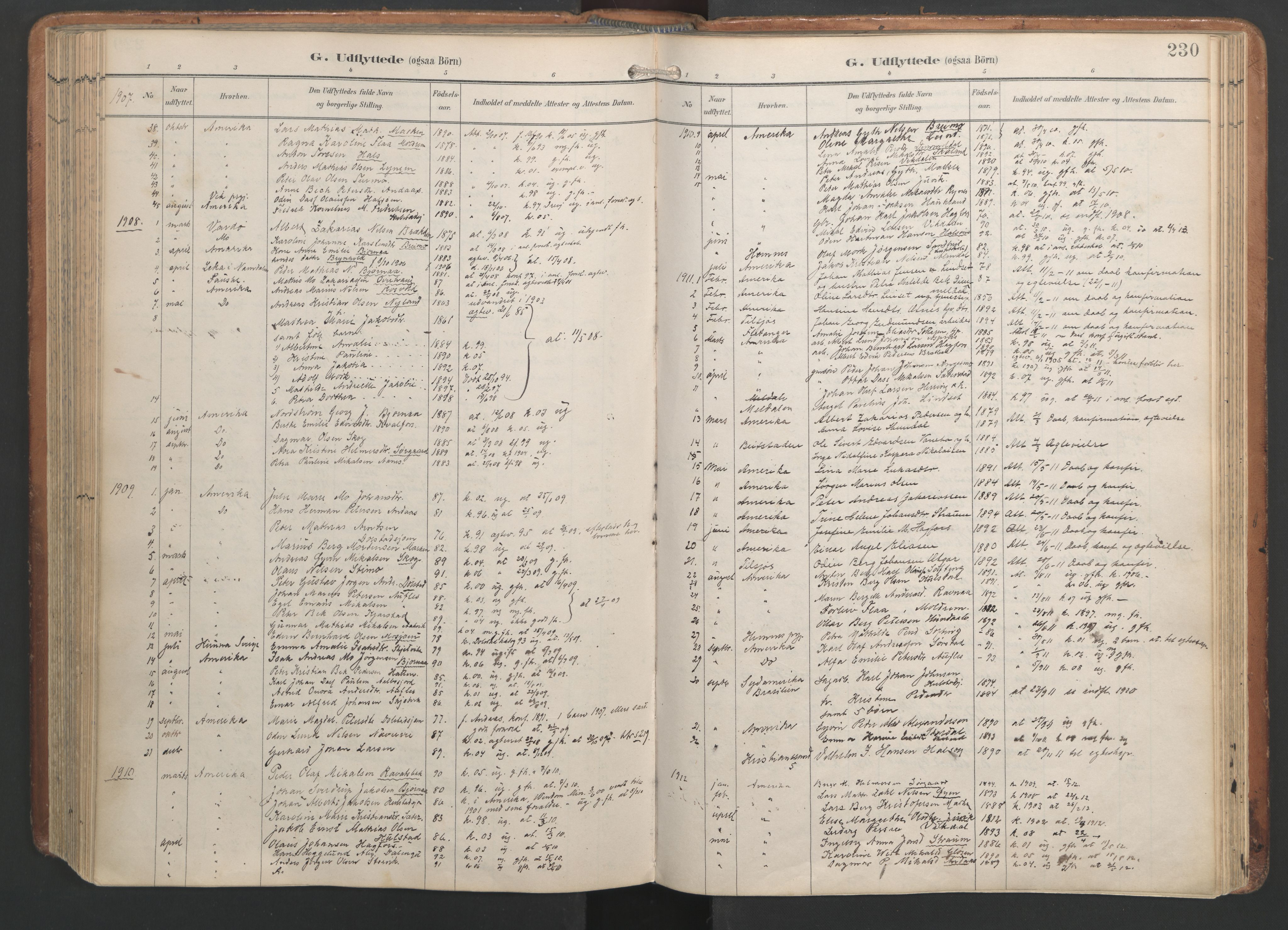 Ministerialprotokoller, klokkerbøker og fødselsregistre - Nordland, AV/SAT-A-1459/820/L0298: Parish register (official) no. 820A19, 1897-1915, p. 230