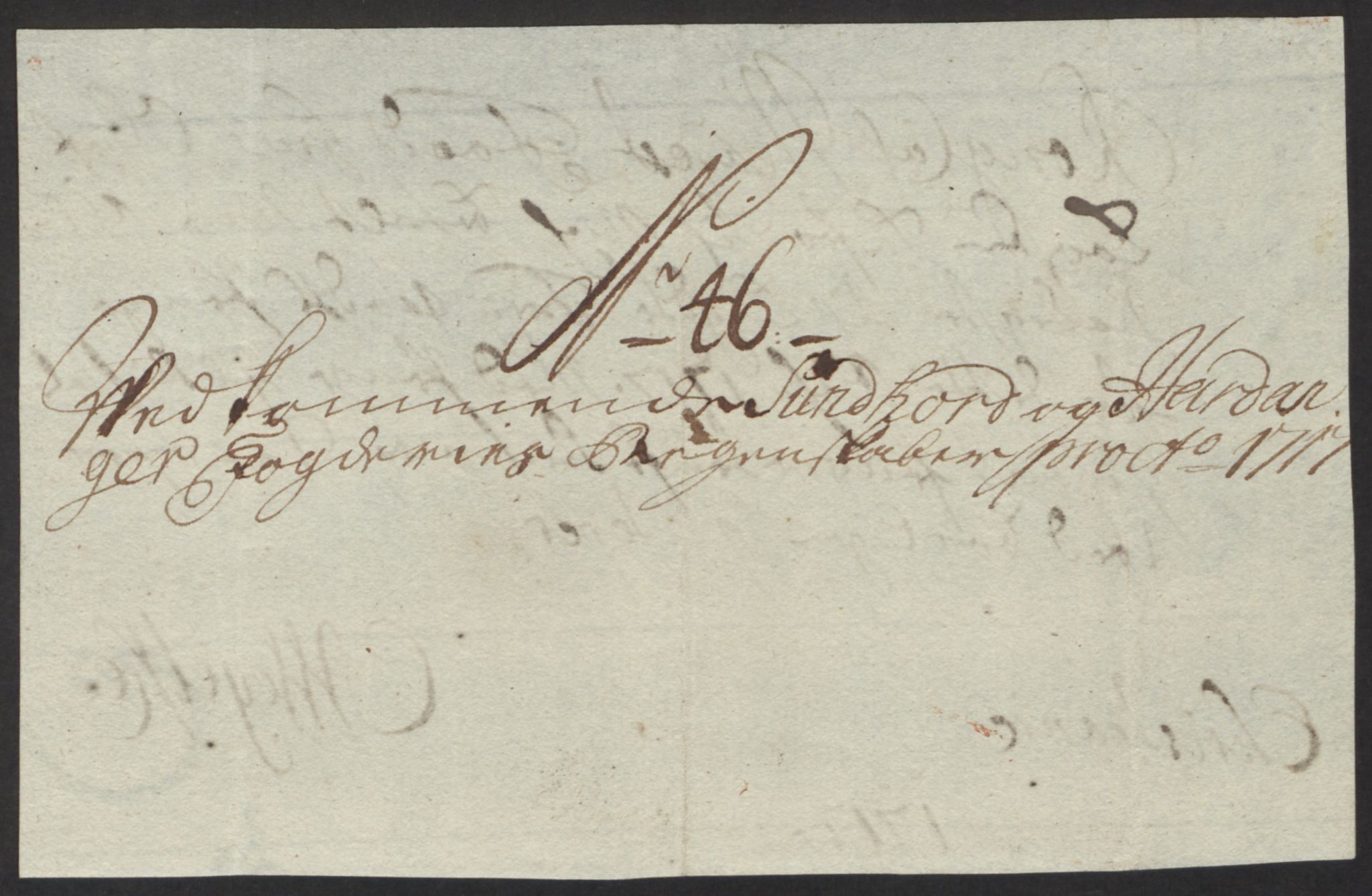 Rentekammeret inntil 1814, Reviderte regnskaper, Fogderegnskap, AV/RA-EA-4092/R48/L2994: Fogderegnskap Sunnhordland og Hardanger, 1717, p. 222