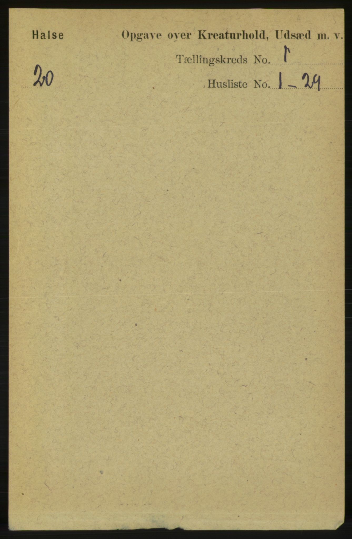 RA, 1891 census for 1571 Halsa, 1891, p. 1873