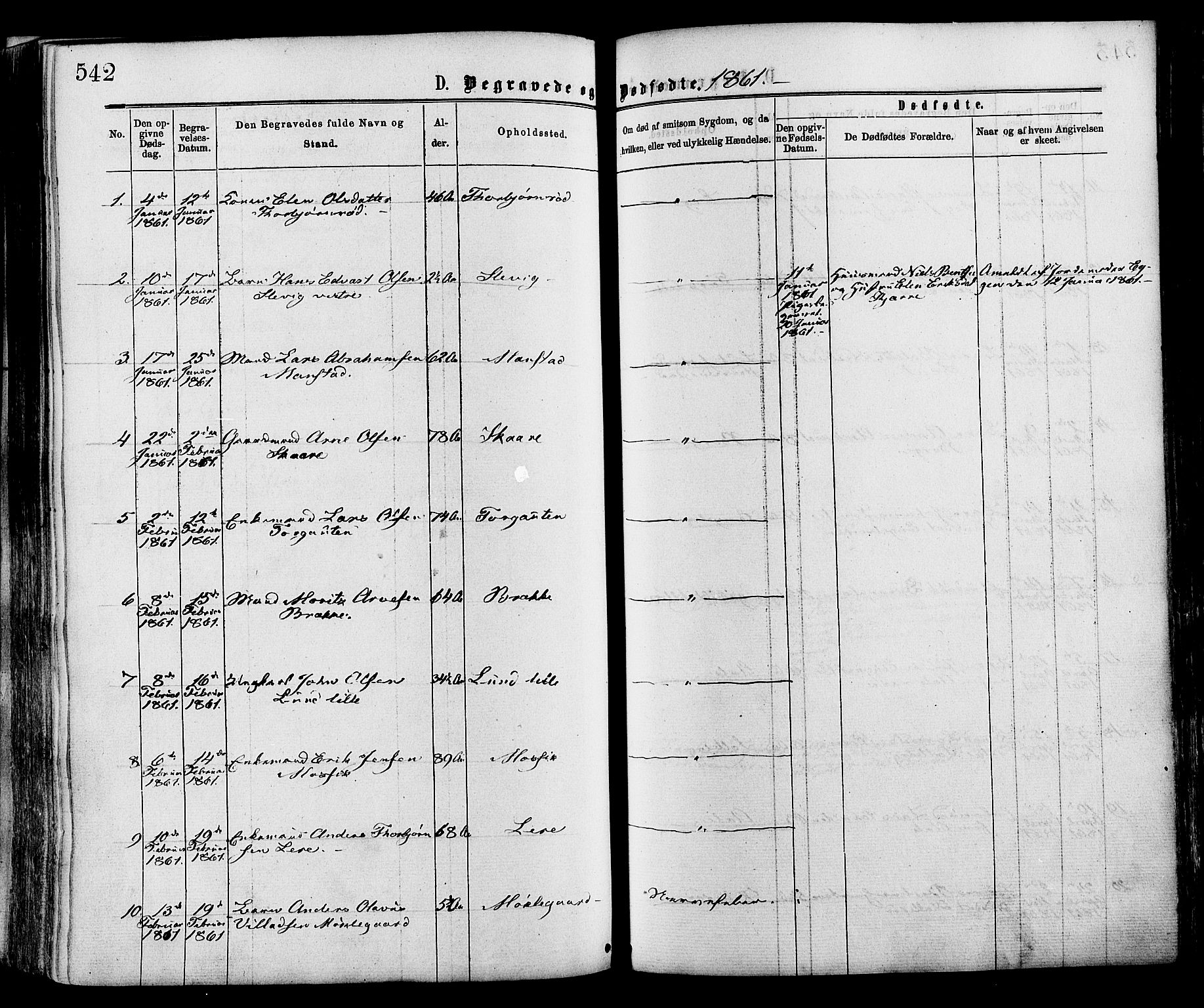 Onsøy prestekontor Kirkebøker, SAO/A-10914/F/Fa/L0004: Parish register (official) no. I 4, 1861-1877, p. 542