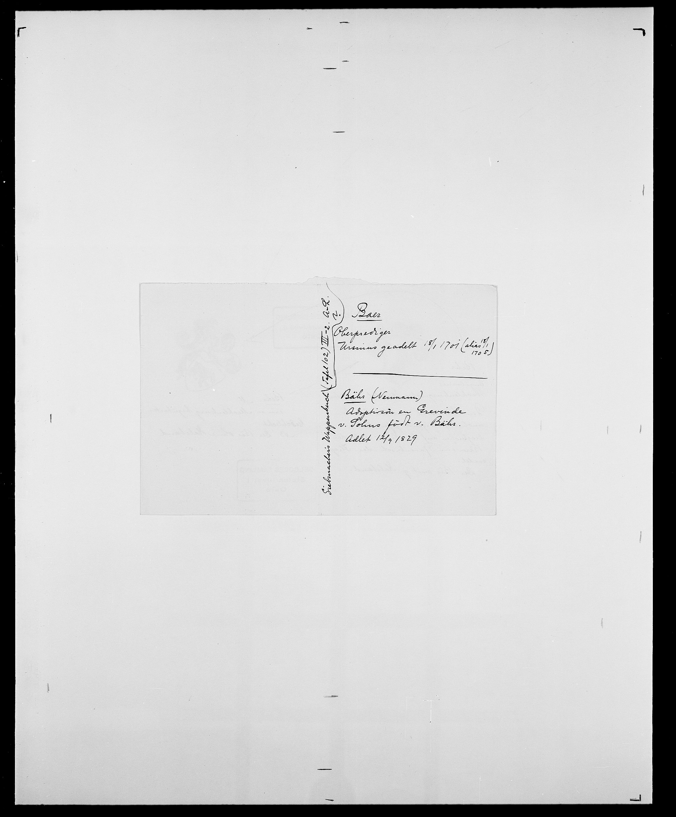 Delgobe, Charles Antoine - samling, AV/SAO-PAO-0038/D/Da/L0003: Barca - Bergen, p. 683