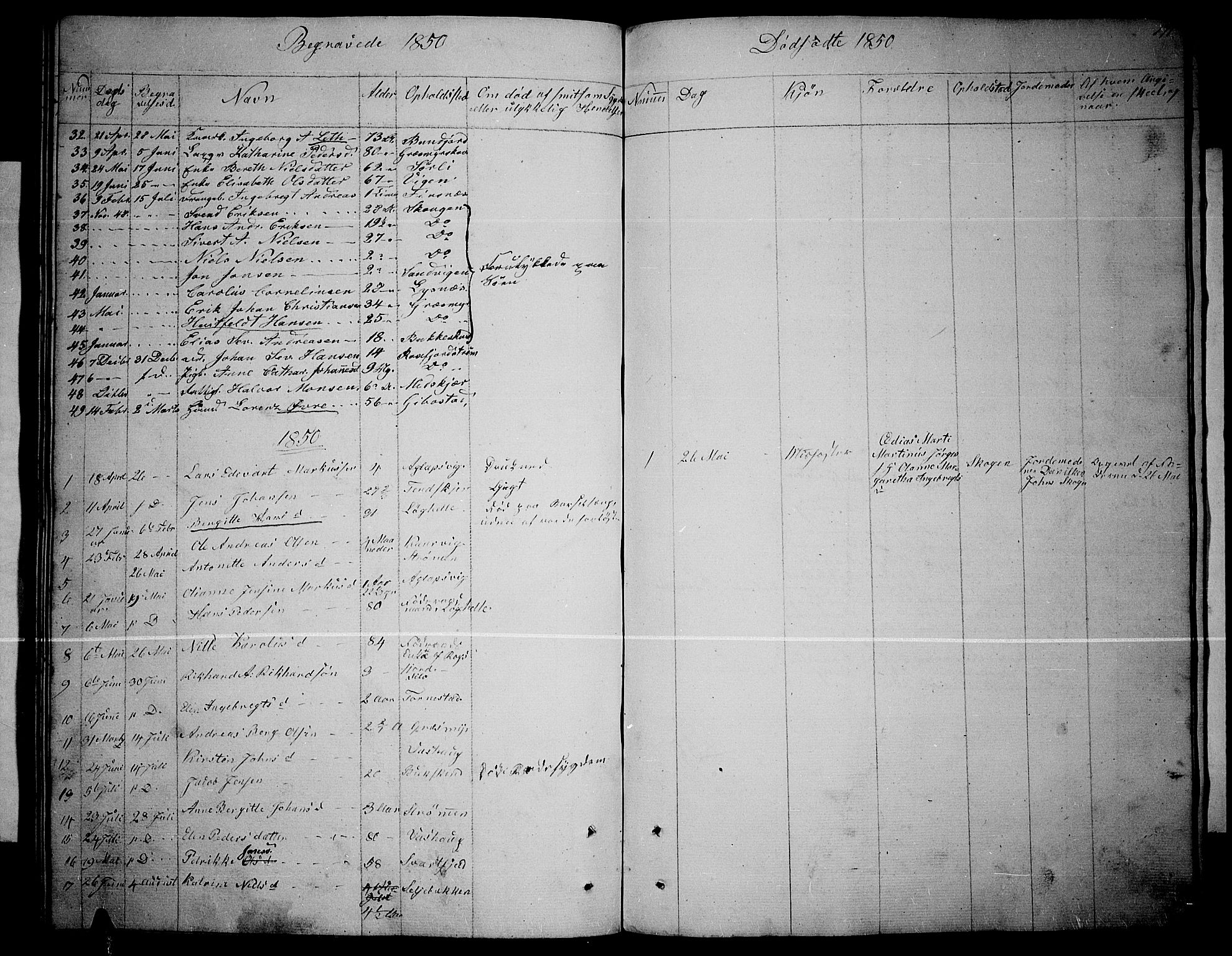 Lenvik sokneprestembete, AV/SATØ-S-1310/H/Ha/Hab/L0003klokker: Parish register (copy) no. 3, 1844-1858, p. 171