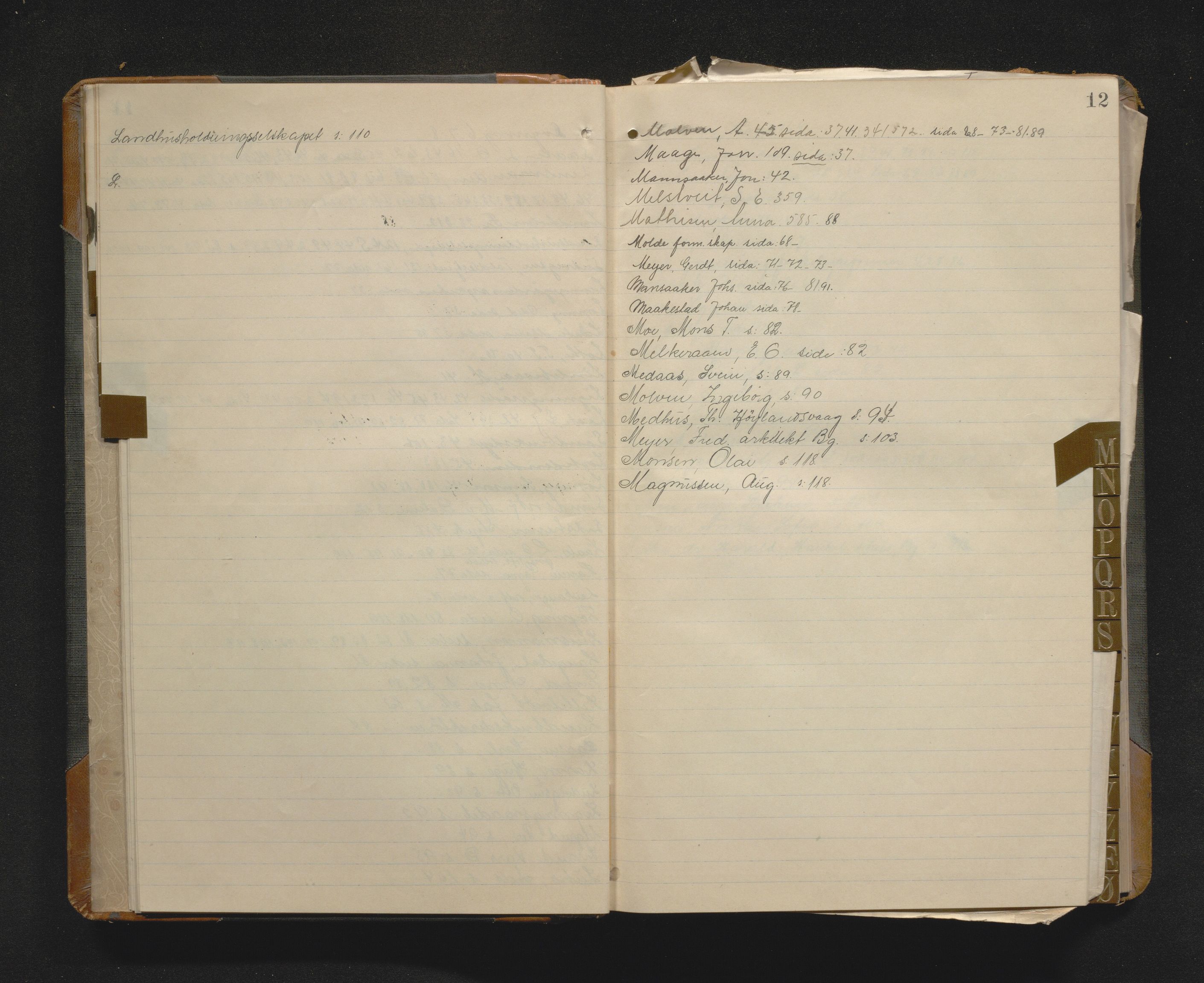 Odda kommune. Formannskapet, IKAH/1228-021/C/Ca/L0003: Postjournal, utgåande skriv, 1914-1918