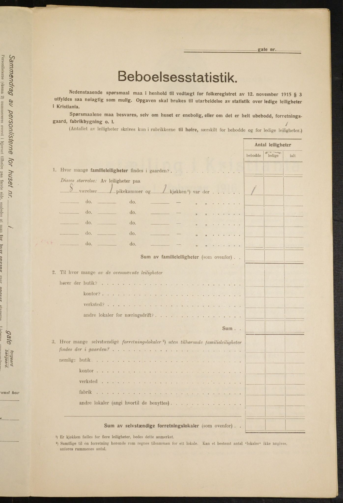 OBA, Municipal Census 1916 for Kristiania, 1916, p. 77171