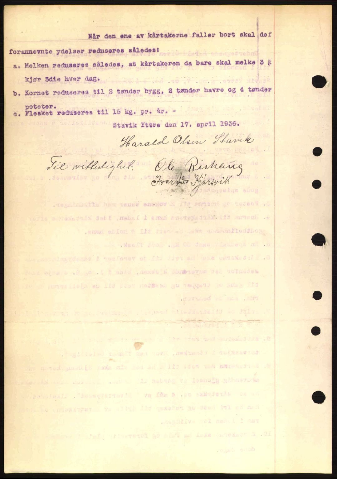 Romsdal sorenskriveri, AV/SAT-A-4149/1/2/2C: Mortgage book no. A1, 1936-1936, Diary no: : 1453/1936