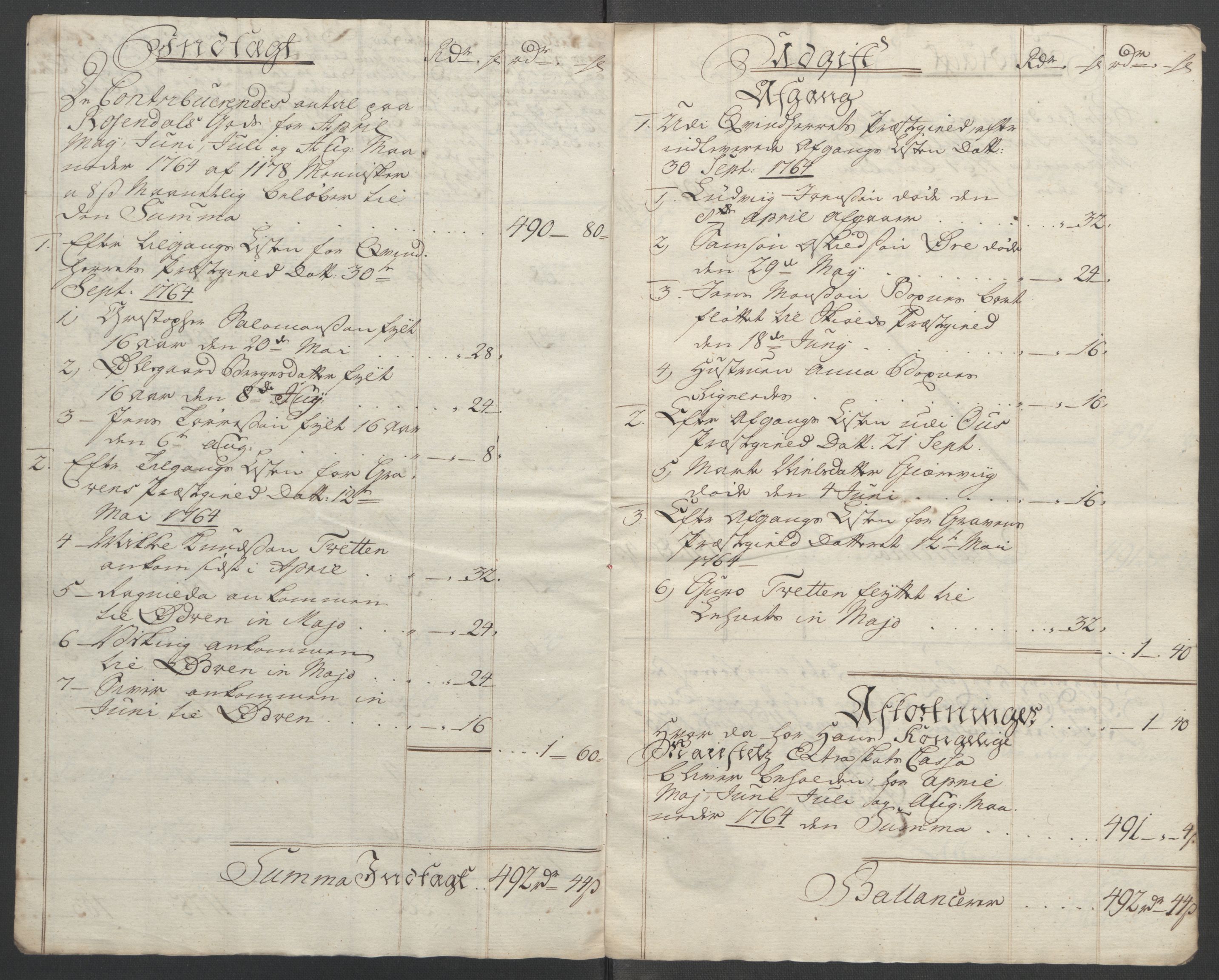 Rentekammeret inntil 1814, Reviderte regnskaper, Fogderegnskap, RA/EA-4092/R49/L3157: Ekstraskatten Rosendal Baroni, 1762-1772, p. 90