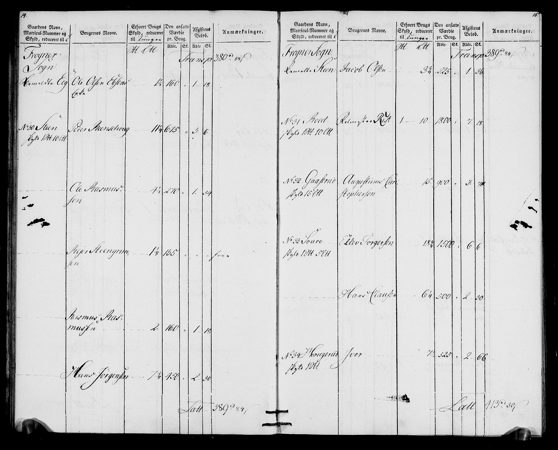 Rentekammeret inntil 1814, Realistisk ordnet avdeling, AV/RA-EA-4070/N/Ne/Nea/L0066: Buskerud fogderi. Oppebørselsregister for Lier, Røyken og Hurum prestegjeld, 1803-1804, p. 10