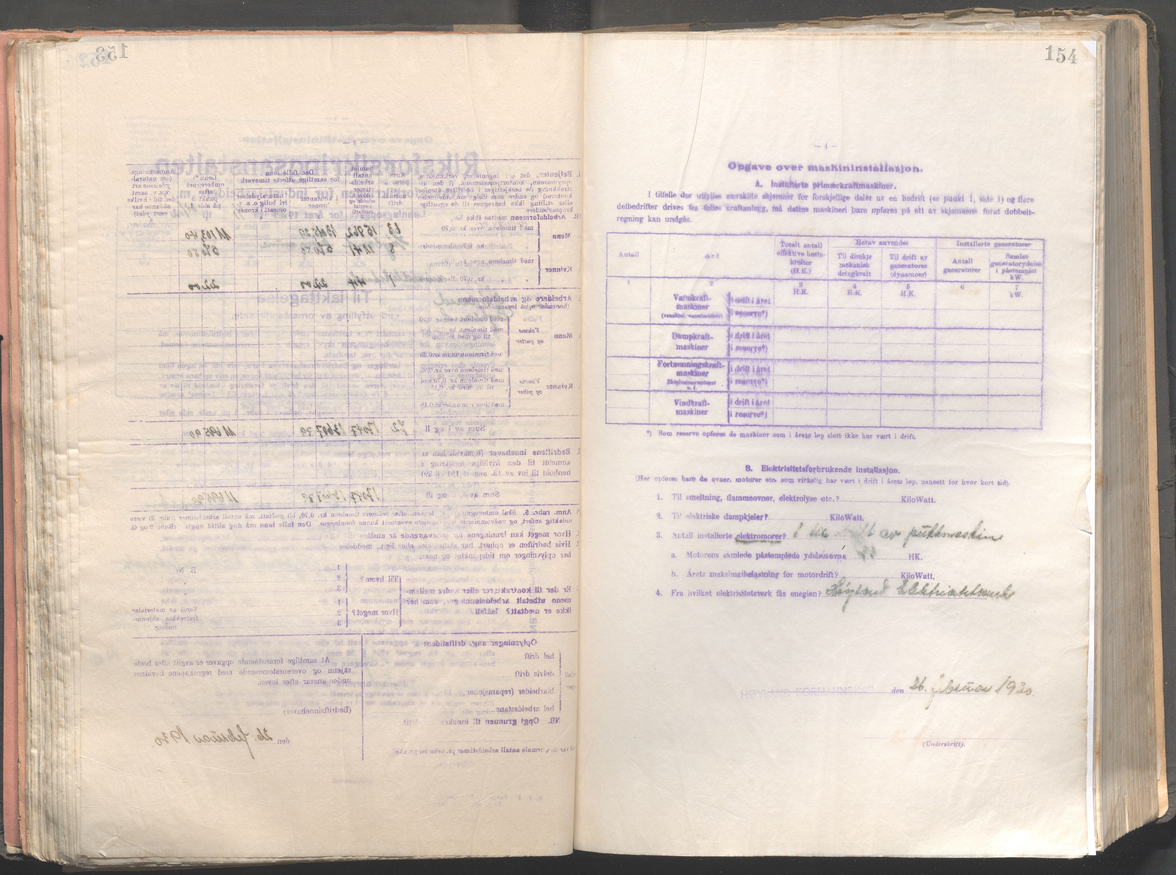 Høyland kommune - Formannskapet, IKAR/K-100046/B/L0004: Kopibok, 1916-1917, p. 154