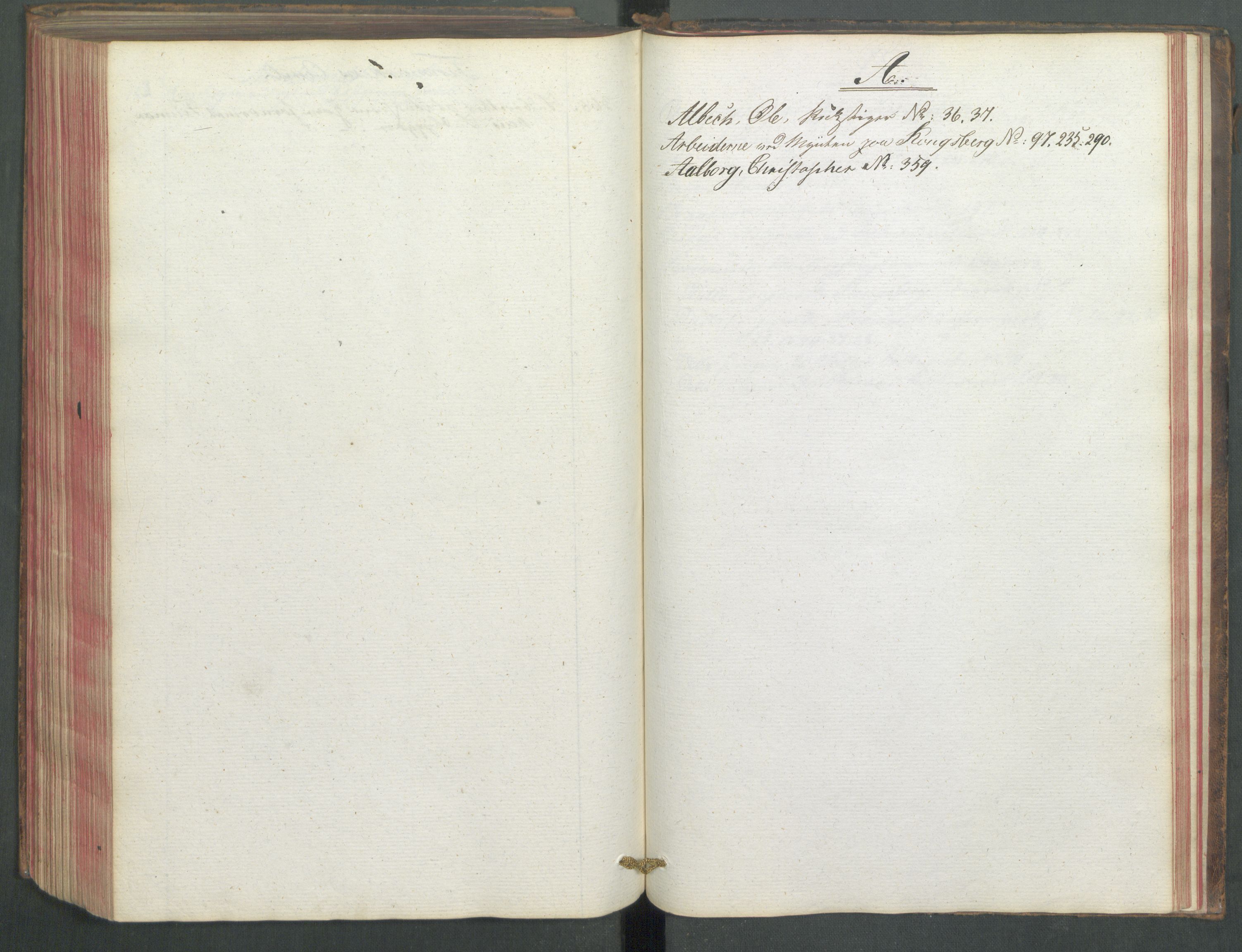 Departementene i 1814, RA/S-3899/Fe/L0054: Journal, 1814