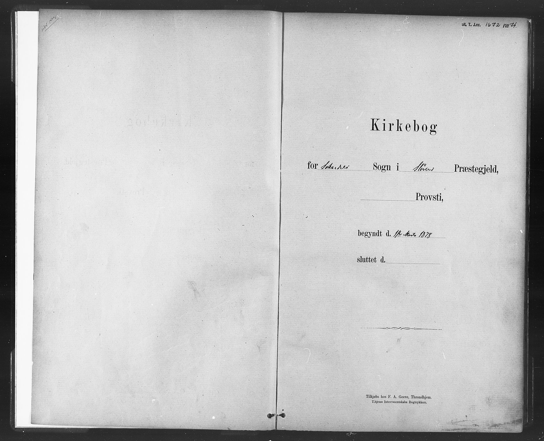 Ministerialprotokoller, klokkerbøker og fødselsregistre - Sør-Trøndelag, SAT/A-1456/689/L1040: Parish register (official) no. 689A05, 1878-1890