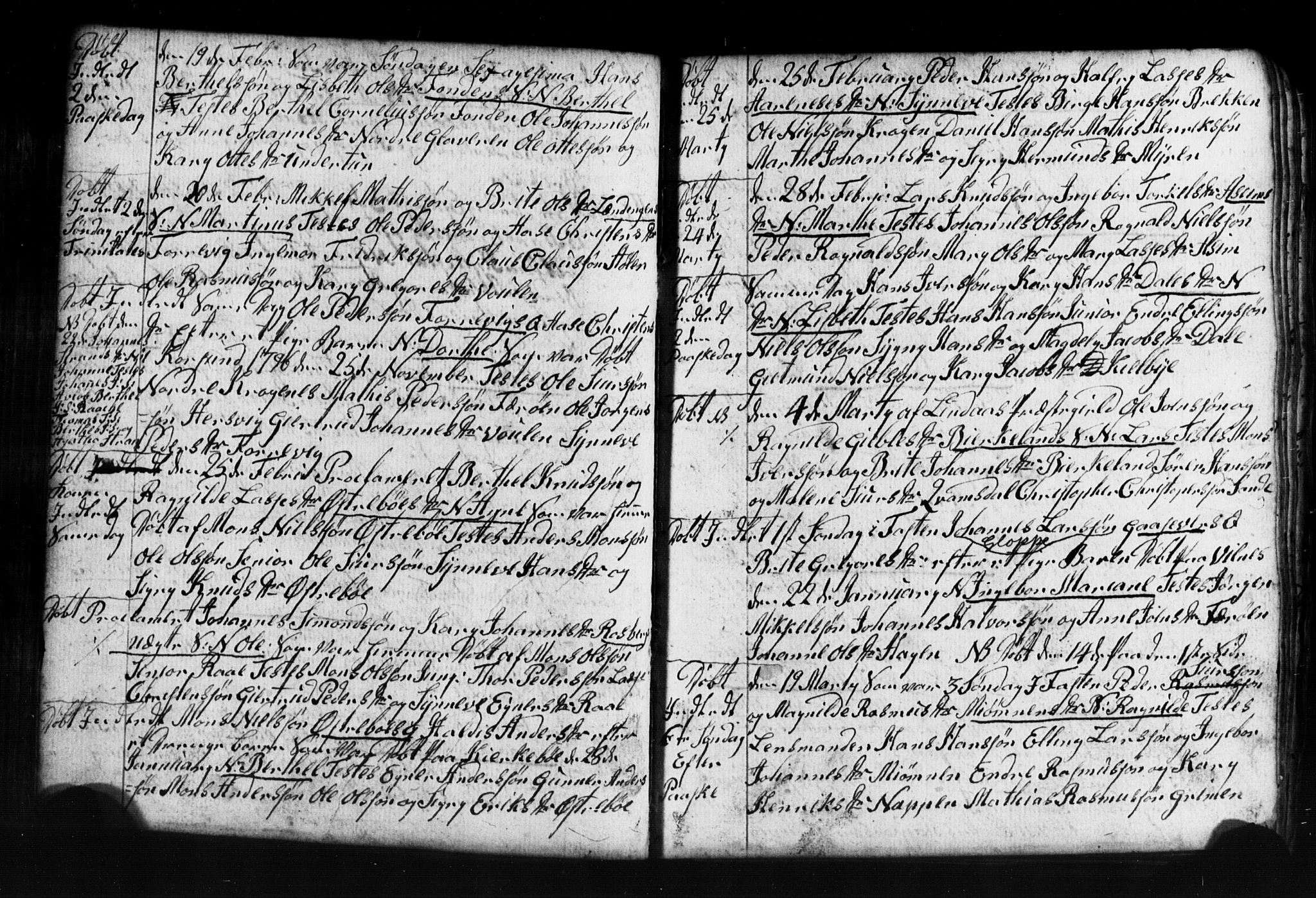 Gulen sokneprestembete, AV/SAB-A-80201/H/Hab: Parish register (copy) no. A 2, 1791-1814