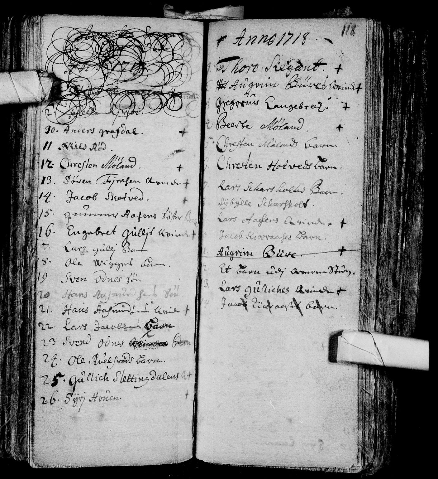 Andebu kirkebøker, AV/SAKO-A-336/F/Fa/L0001: Parish register (official) no. 1 /1, 1623-1738, p. 118