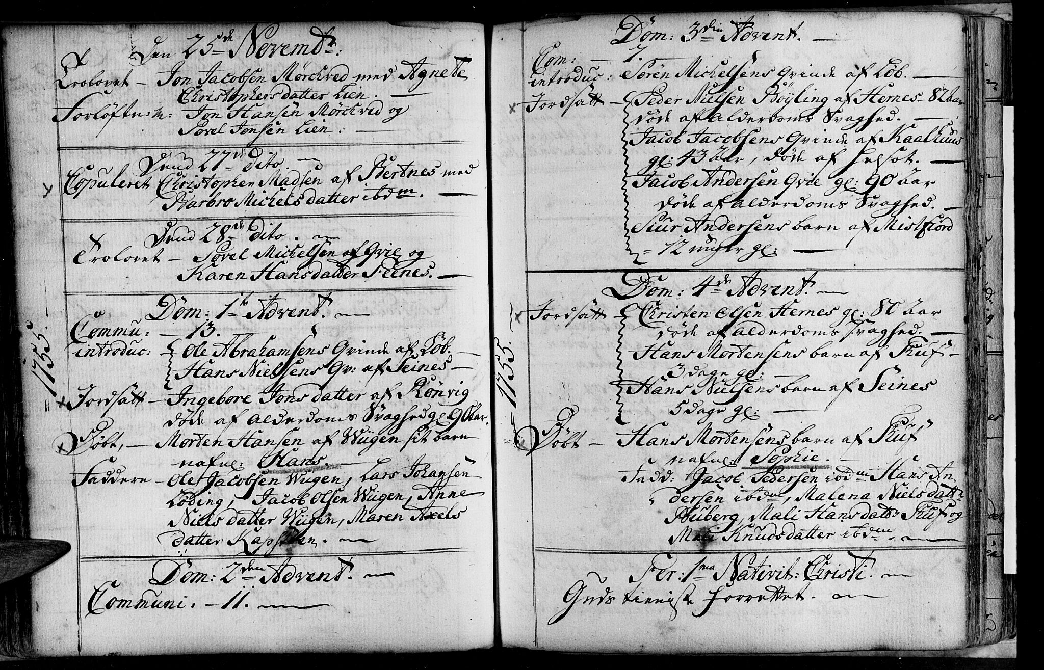 Ministerialprotokoller, klokkerbøker og fødselsregistre - Nordland, AV/SAT-A-1459/801/L0002: Parish register (official) no. 801A02, 1744-1761