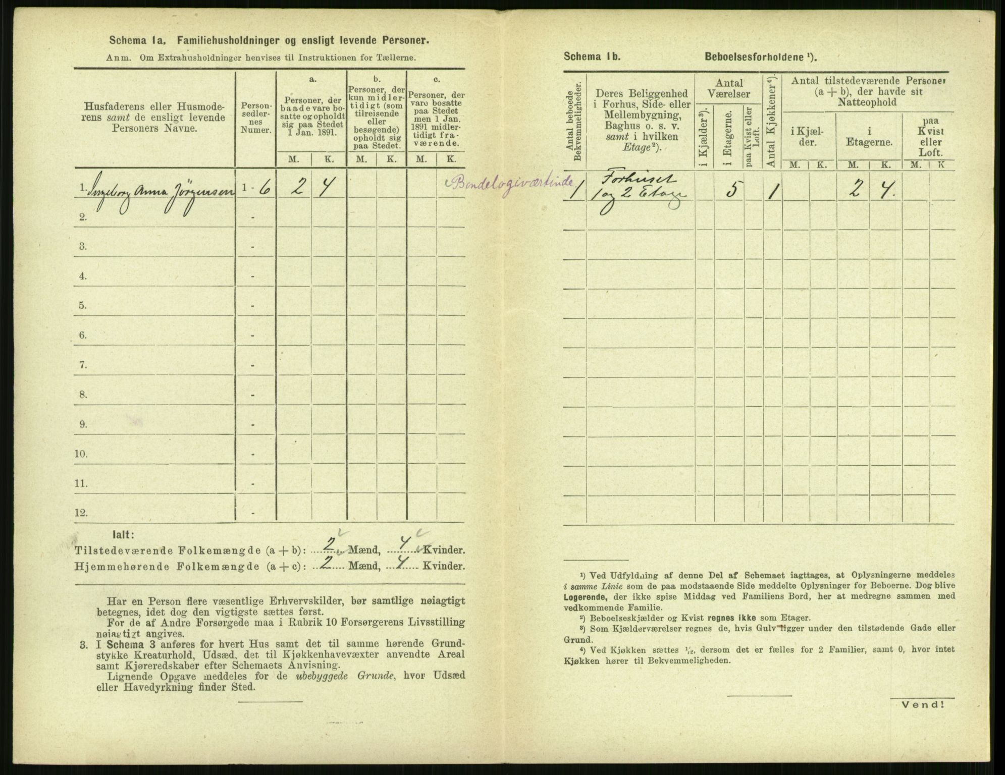 RA, 1891 census for 1702 Steinkjer, 1891, p. 826