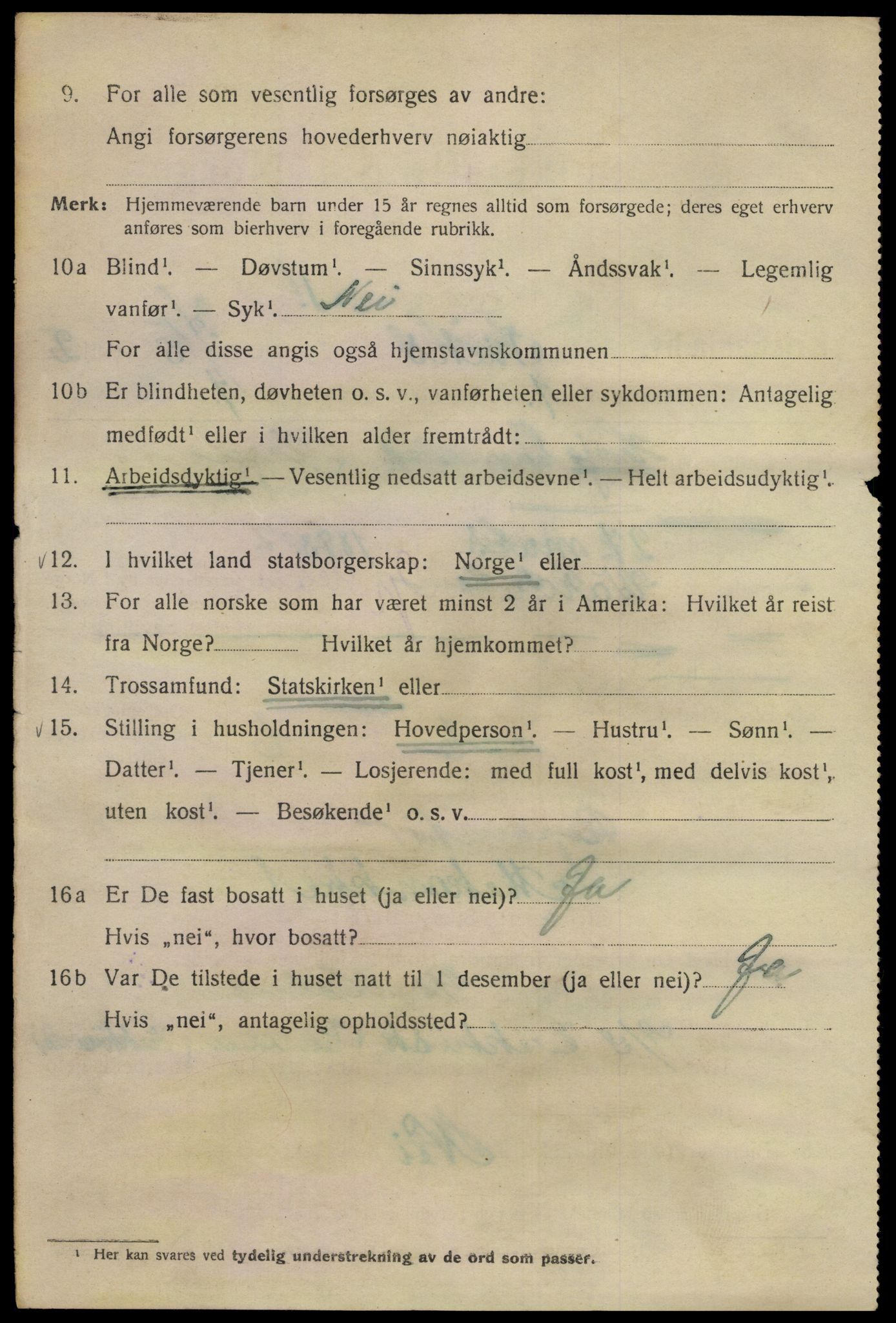 SAO, 1920 census for Kristiania, 1920, p. 238300