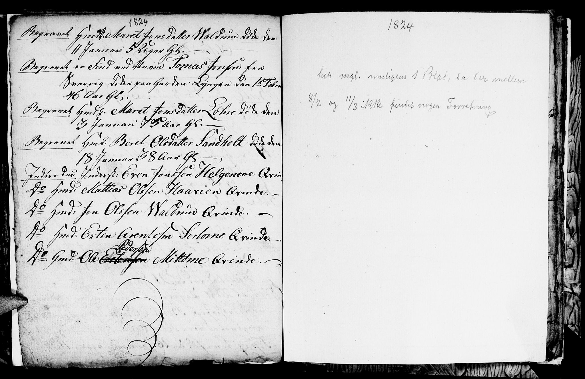 Ministerialprotokoller, klokkerbøker og fødselsregistre - Sør-Trøndelag, AV/SAT-A-1456/692/L1107: Parish register (copy) no. 692C02, 1809-1824