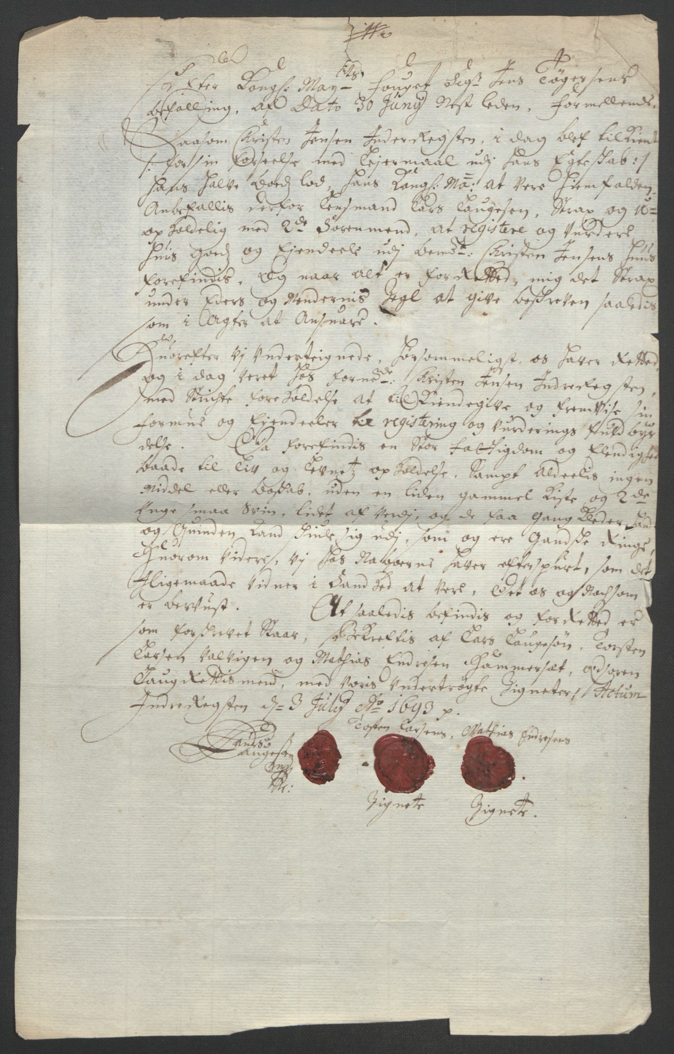 Rentekammeret inntil 1814, Reviderte regnskaper, Fogderegnskap, AV/RA-EA-4092/R53/L3421: Fogderegnskap Sunn- og Nordfjord, 1693-1694, p. 71