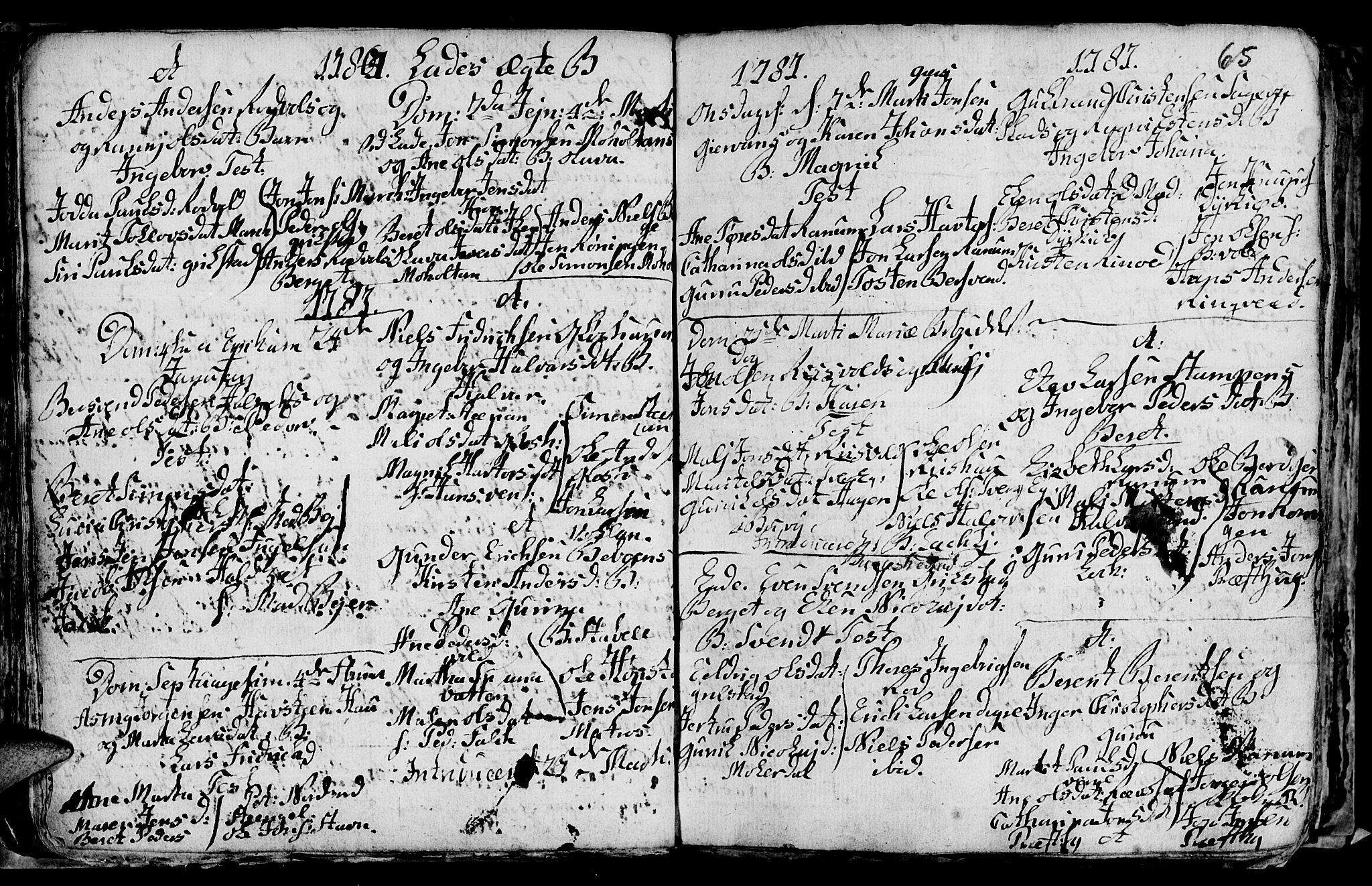 Ministerialprotokoller, klokkerbøker og fødselsregistre - Sør-Trøndelag, SAT/A-1456/606/L0305: Parish register (copy) no. 606C01, 1757-1819, p. 65