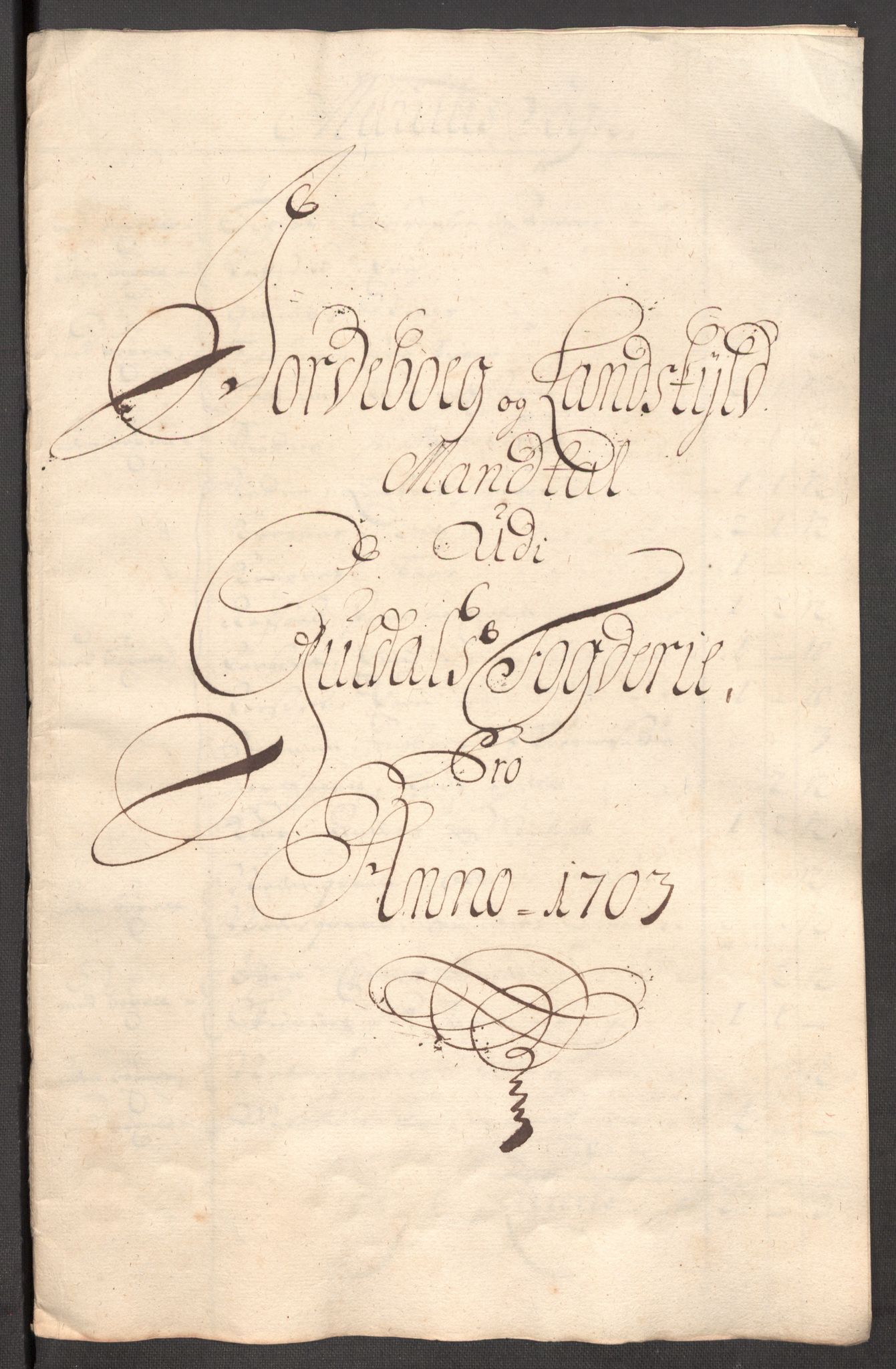 Rentekammeret inntil 1814, Reviderte regnskaper, Fogderegnskap, AV/RA-EA-4092/R60/L3953: Fogderegnskap Orkdal og Gauldal, 1703, p. 324