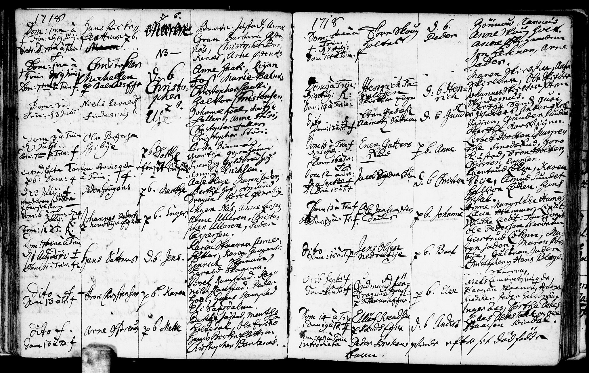 Fet prestekontor Kirkebøker, AV/SAO-A-10370a/F/Fa/L0001: Parish register (official) no. I 1, 1716-1751, p. 53