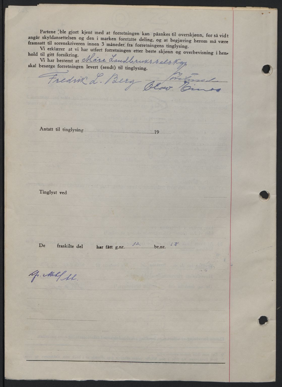 Nordmøre sorenskriveri, AV/SAT-A-4132/1/2/2Ca: Mortgage book no. A113, 1949-1950, Diary no: : 3404/1949