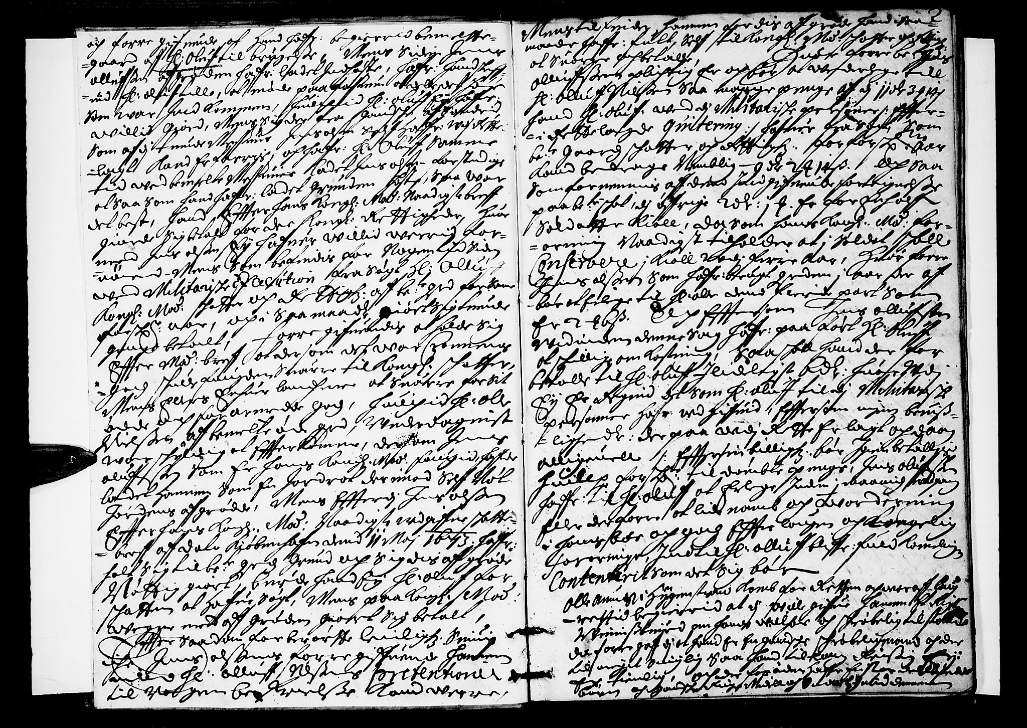 Lier, Røyken og Hurum sorenskriveri, AV/SAKO-A-89/F/Fa/L0017: Tingbok, 1676, p. 2