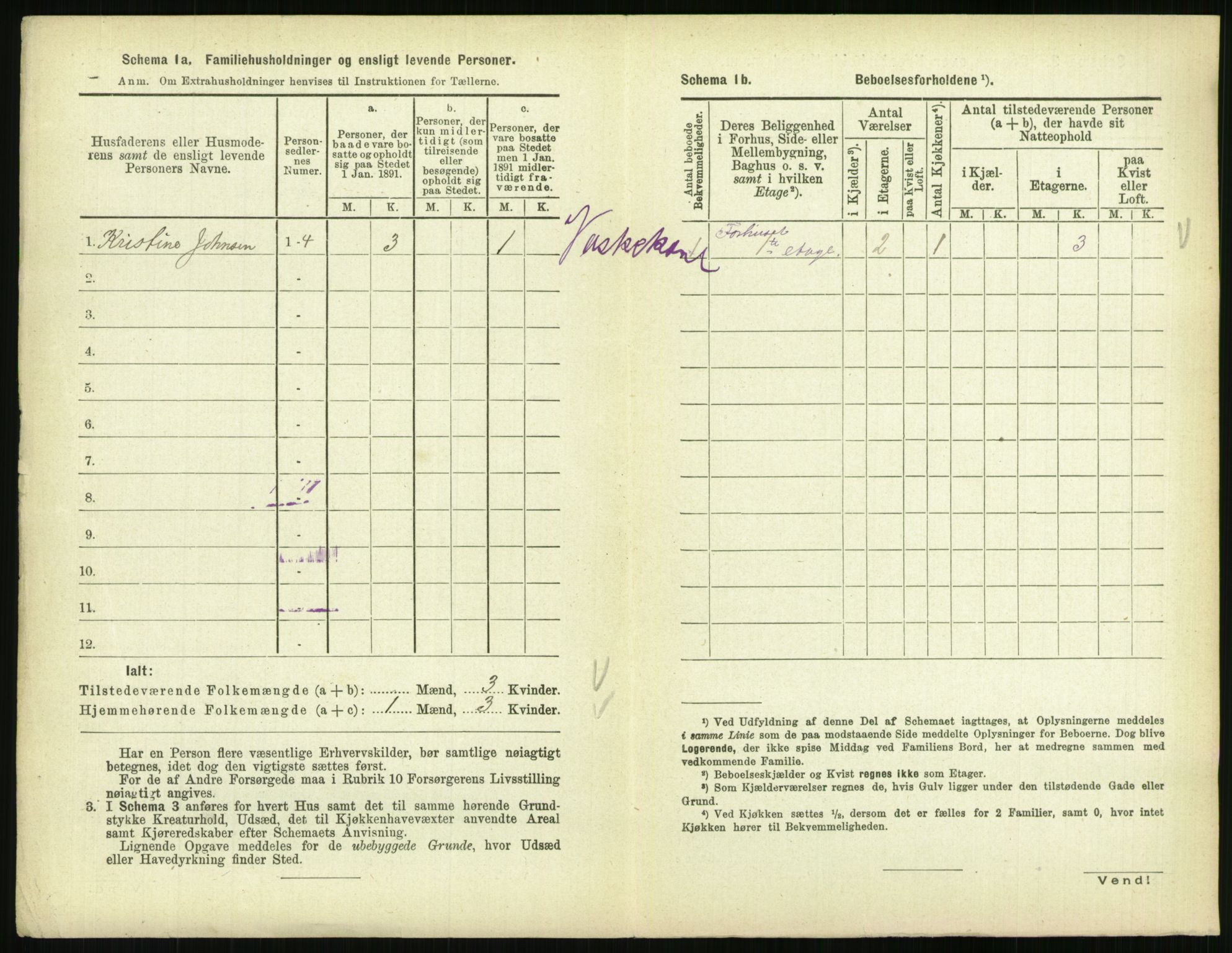 RA, 1891 census for 0804 Brevik, 1891, p. 686