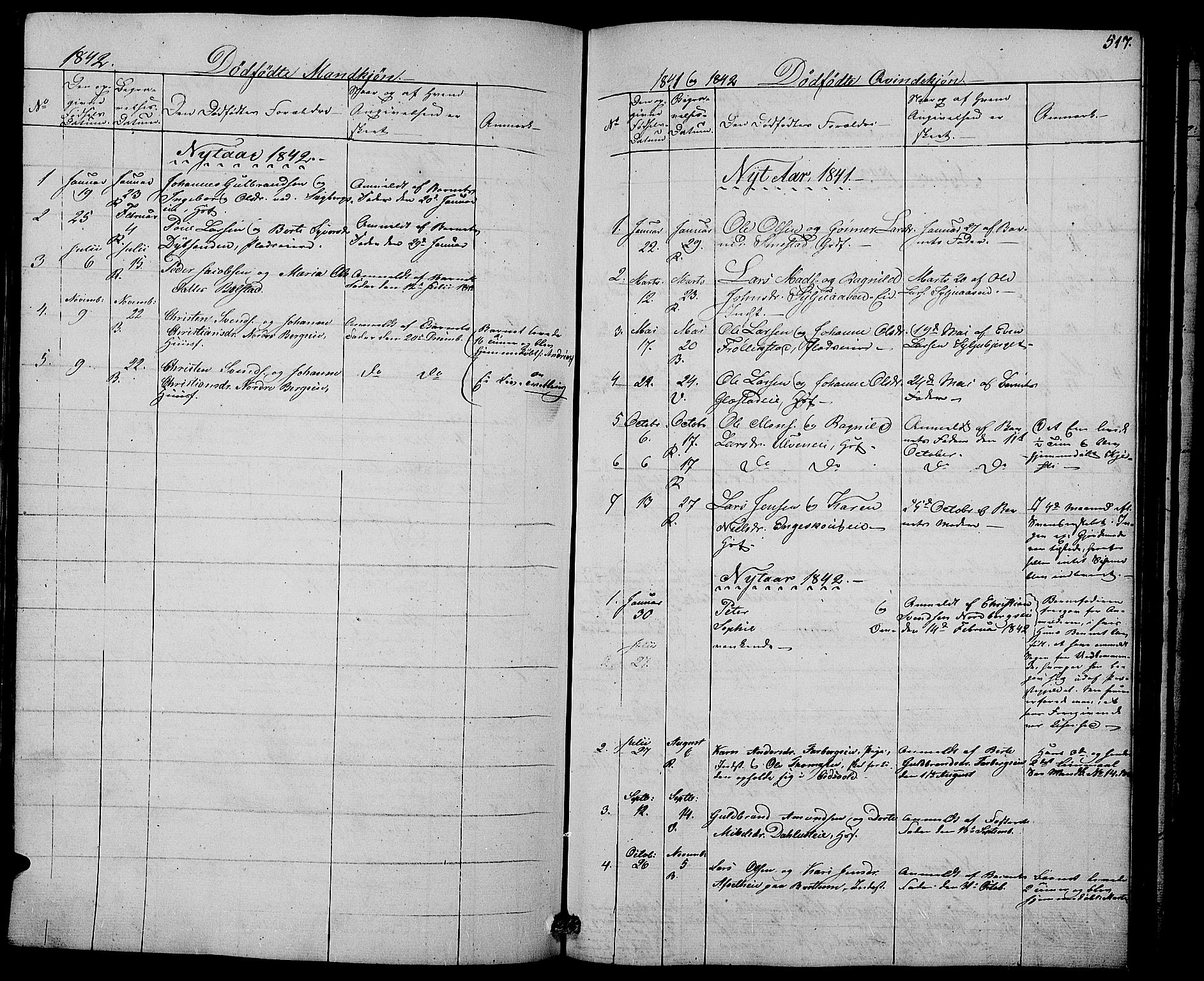 Ringsaker prestekontor, AV/SAH-PREST-014/L/La/L0005: Parish register (copy) no. 5, 1839-1850, p. 517