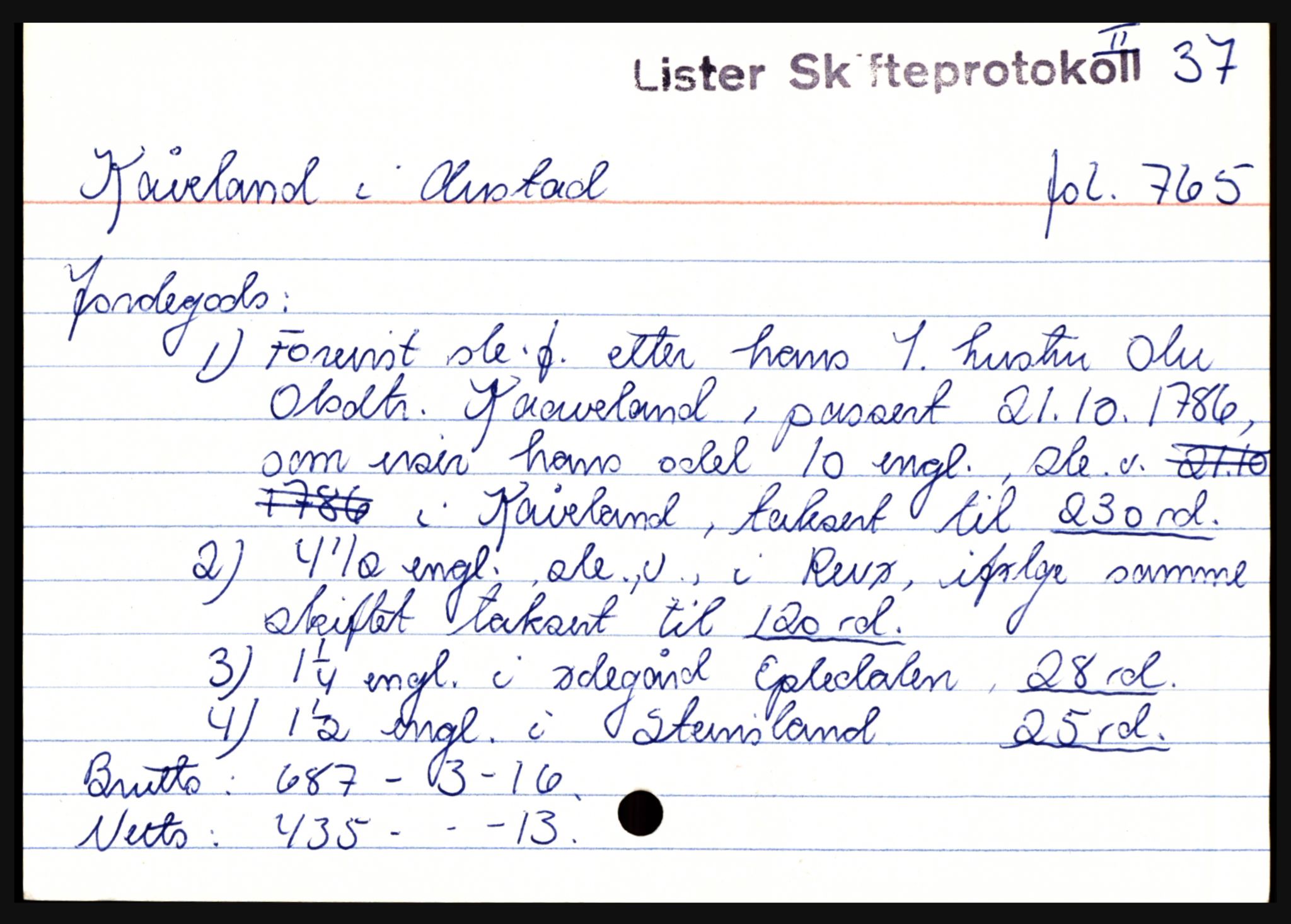 Lister sorenskriveri, AV/SAK-1221-0003/H, p. 22087