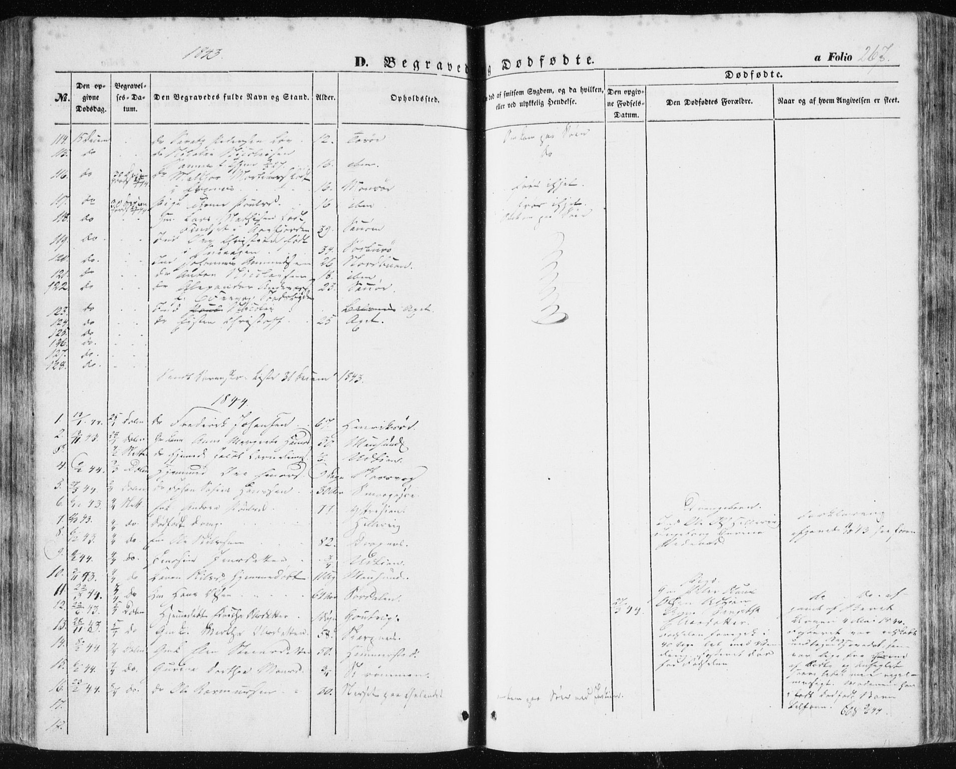 Ministerialprotokoller, klokkerbøker og fødselsregistre - Sør-Trøndelag, SAT/A-1456/634/L0529: Parish register (official) no. 634A05, 1843-1851, p. 267