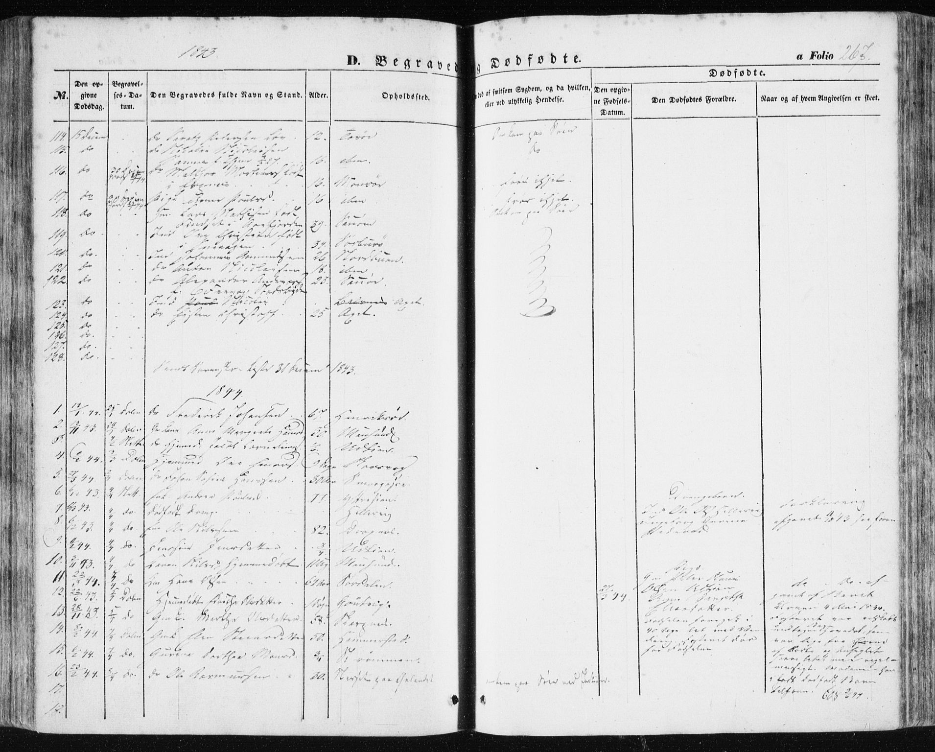 Ministerialprotokoller, klokkerbøker og fødselsregistre - Sør-Trøndelag, AV/SAT-A-1456/634/L0529: Parish register (official) no. 634A05, 1843-1851, p. 267