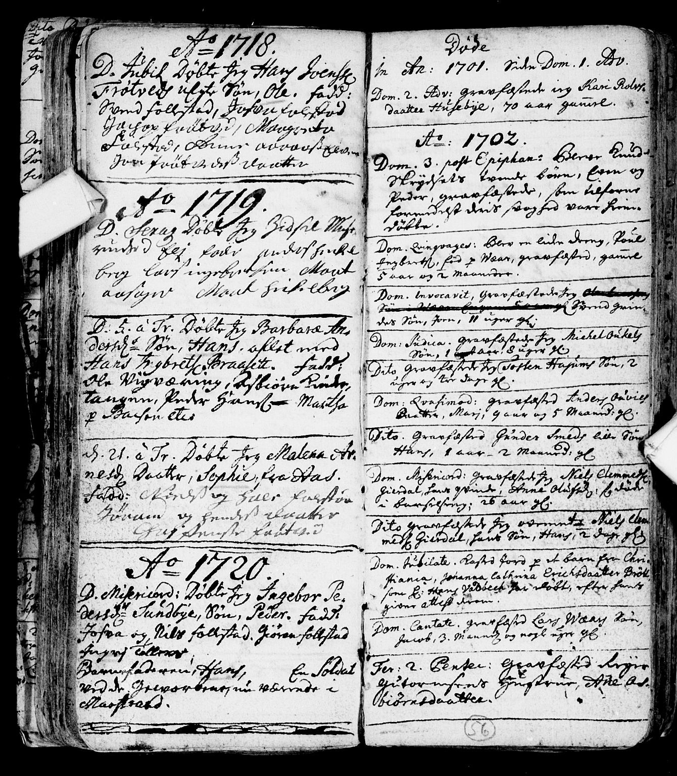 Røyken kirkebøker, SAKO/A-241/F/Fa/L0001: Parish register (official) no. 1, 1701-1730, p. 56