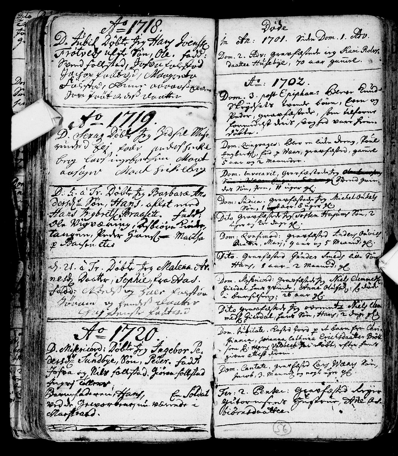 Røyken kirkebøker, AV/SAKO-A-241/F/Fa/L0001: Parish register (official) no. 1, 1701-1730, p. 56