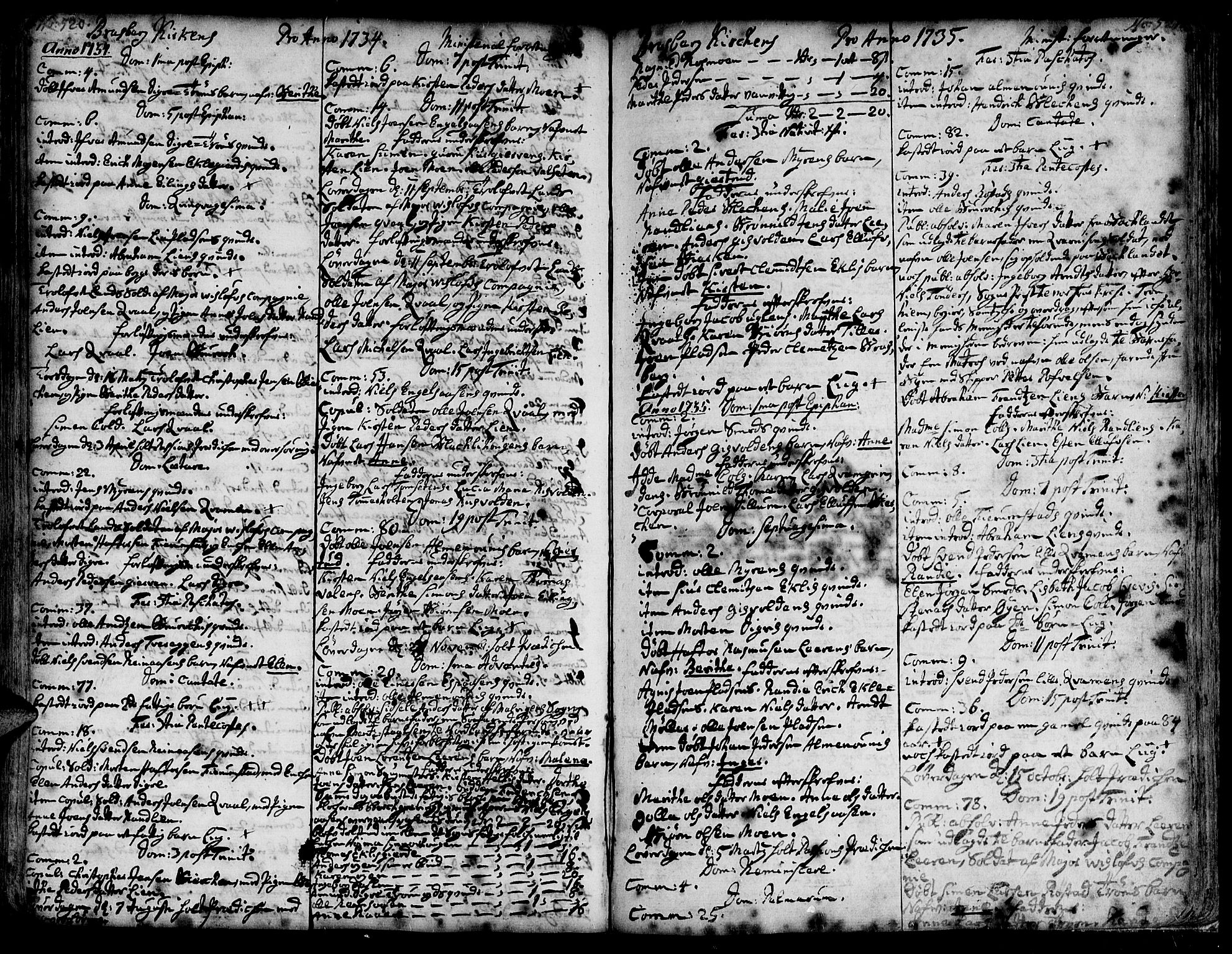 Ministerialprotokoller, klokkerbøker og fødselsregistre - Sør-Trøndelag, SAT/A-1456/606/L0278: Parish register (official) no. 606A01 /4, 1727-1780, p. 520-521
