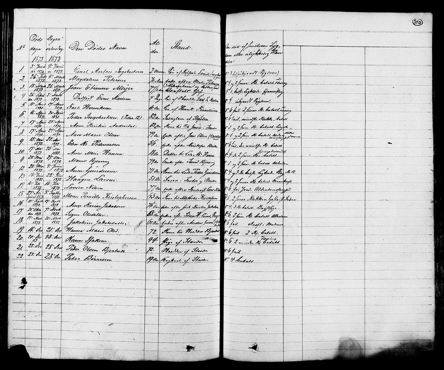 Stavern kirkebøker, AV/SAKO-A-318/G/Ga/L0002: Parish register (copy) no. 2, 1839-1909, p. 310