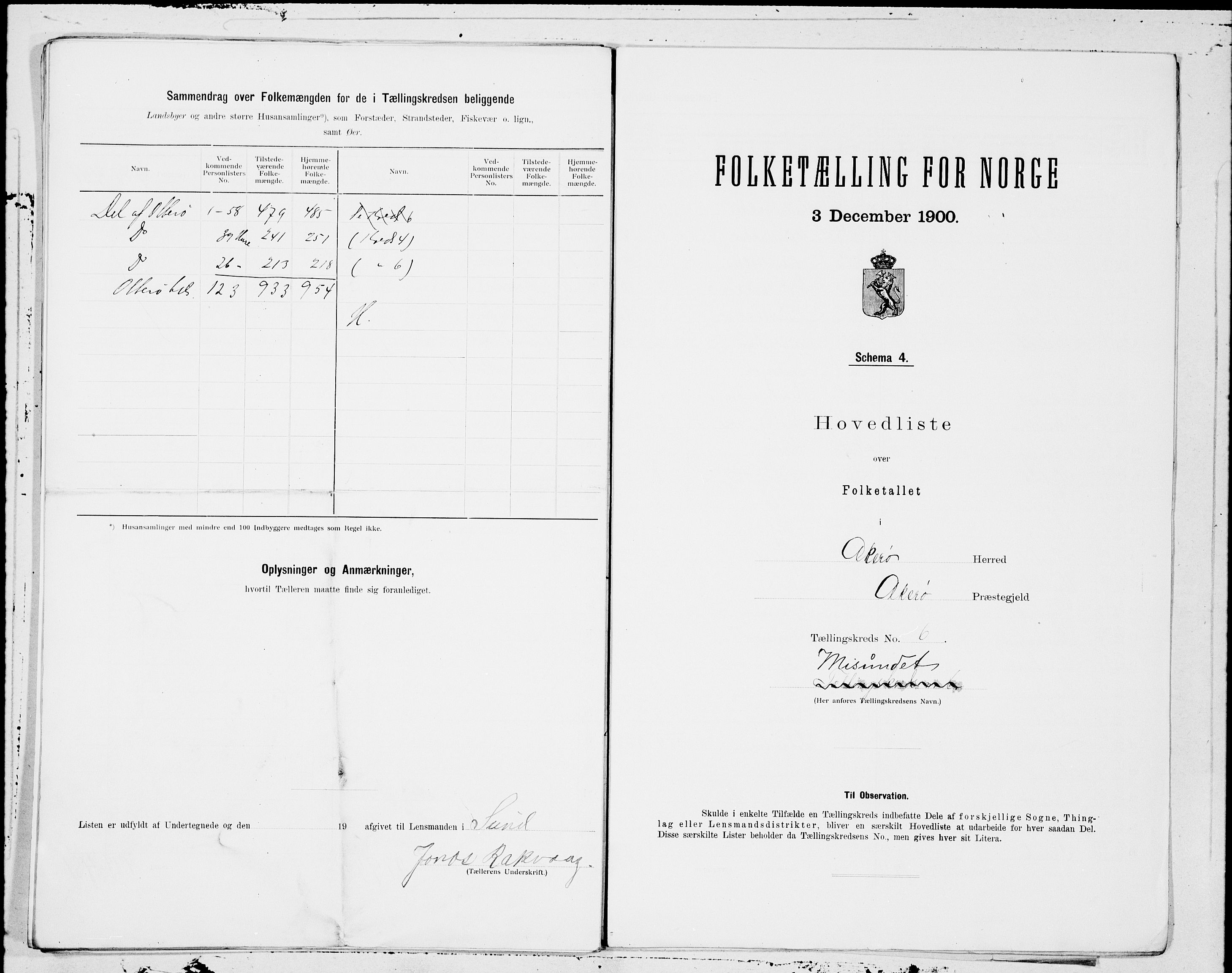 SAT, 1900 census for Aukra, 1900, p. 12