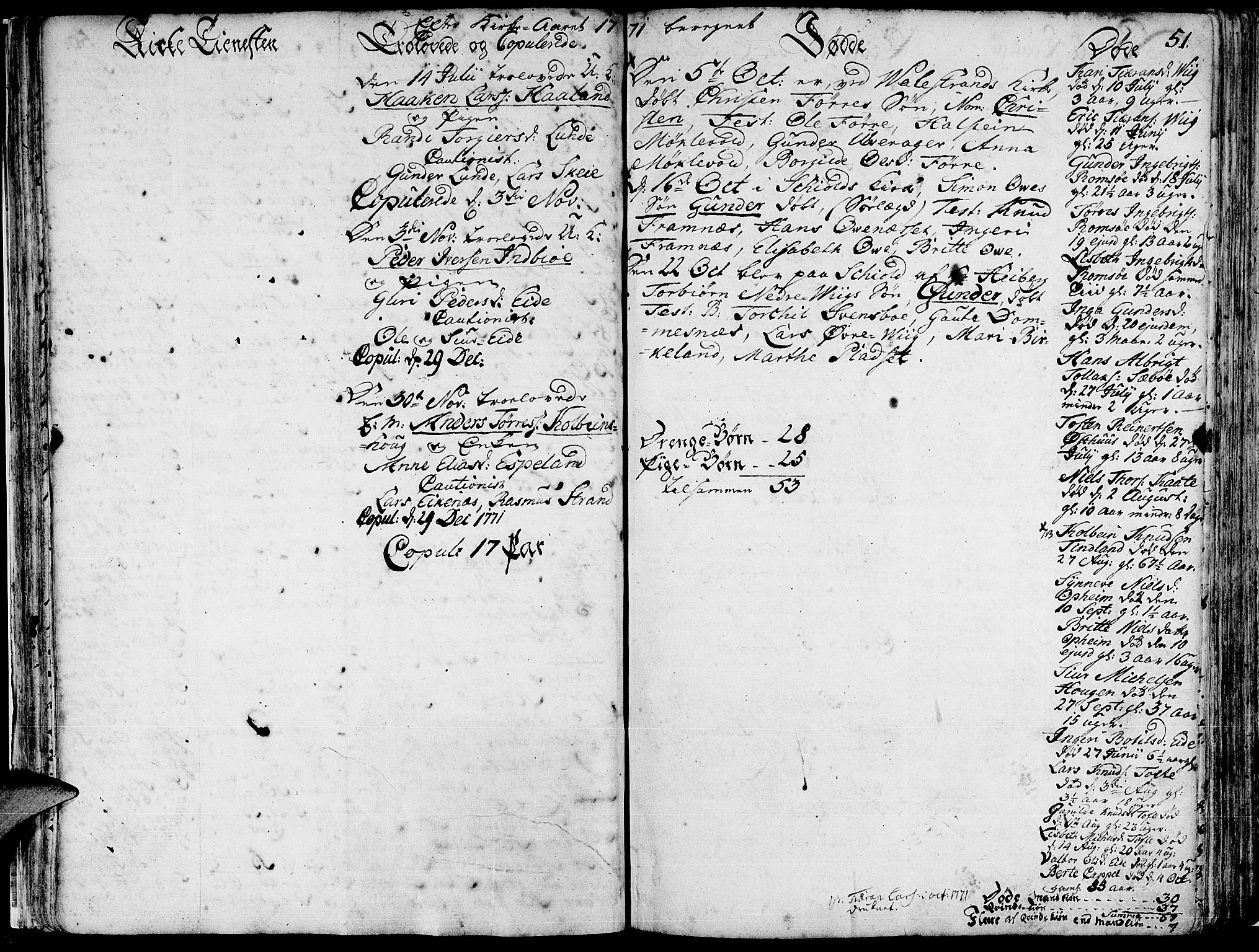 Fjelberg sokneprestembete, AV/SAB-A-75201/H/Haa: Parish register (official) no. A 2, 1760-1788, p. 51