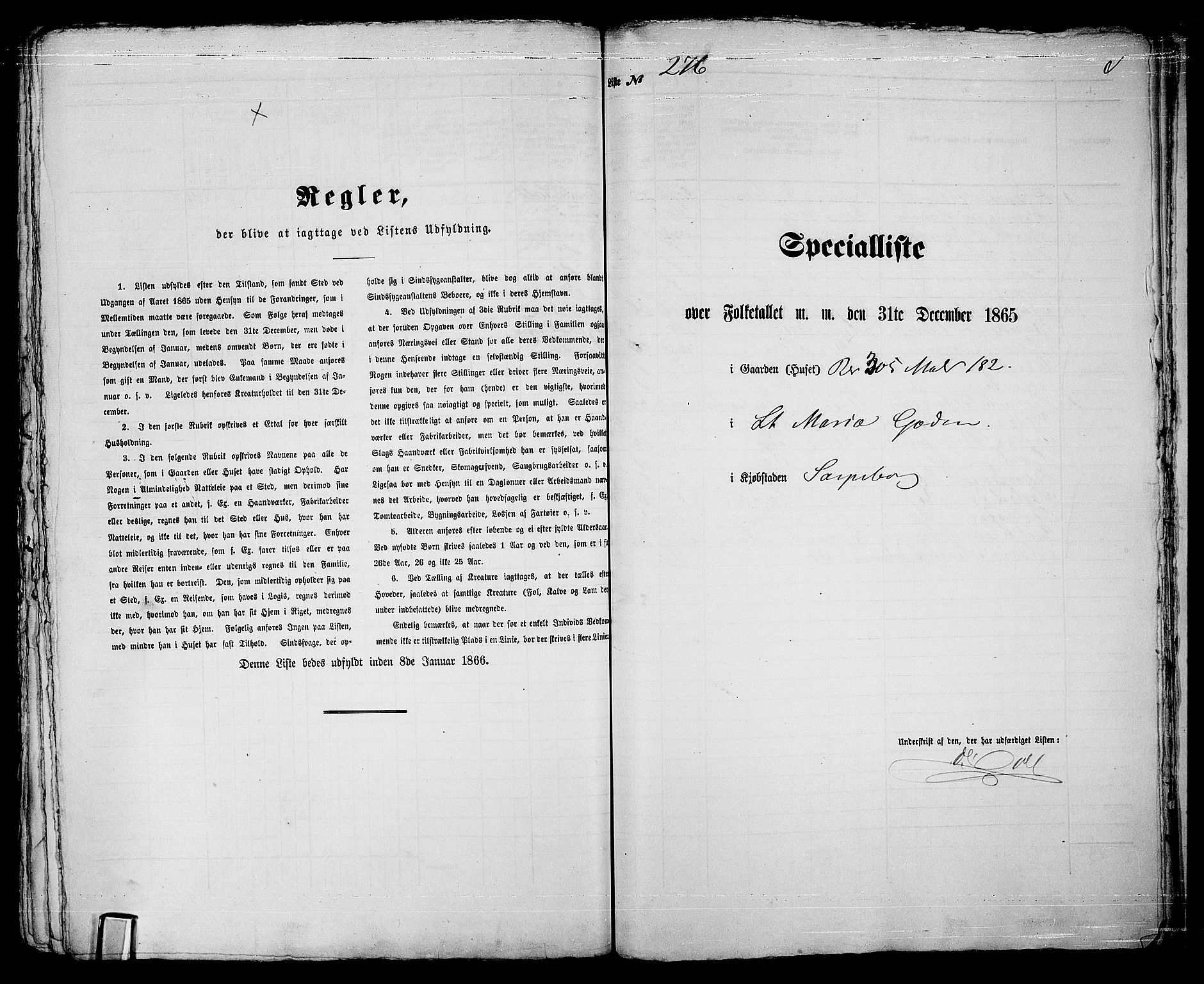 RA, 1865 census for Sarpsborg, 1865, p. 559