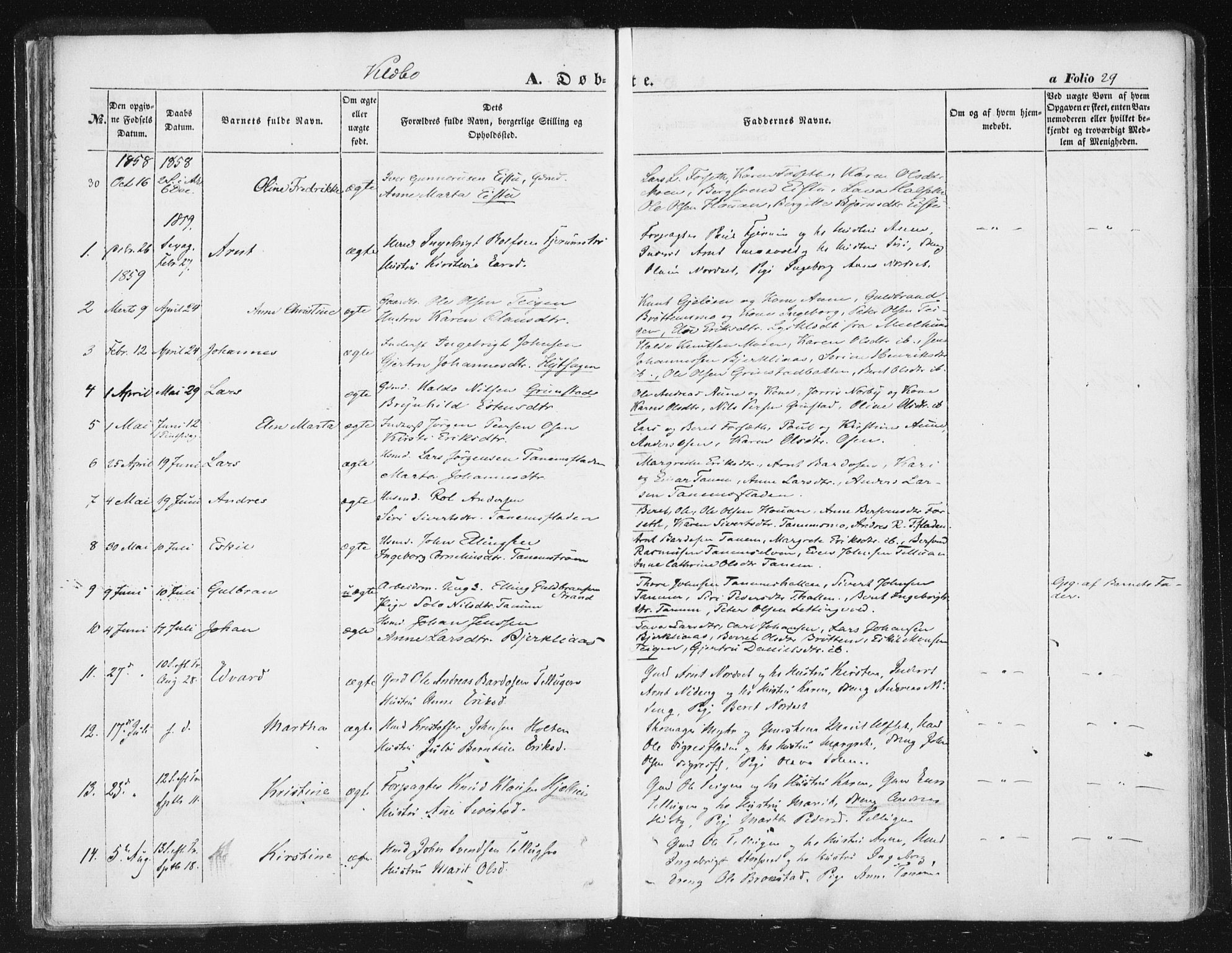 Ministerialprotokoller, klokkerbøker og fødselsregistre - Sør-Trøndelag, SAT/A-1456/618/L0441: Parish register (official) no. 618A05, 1843-1862, p. 29